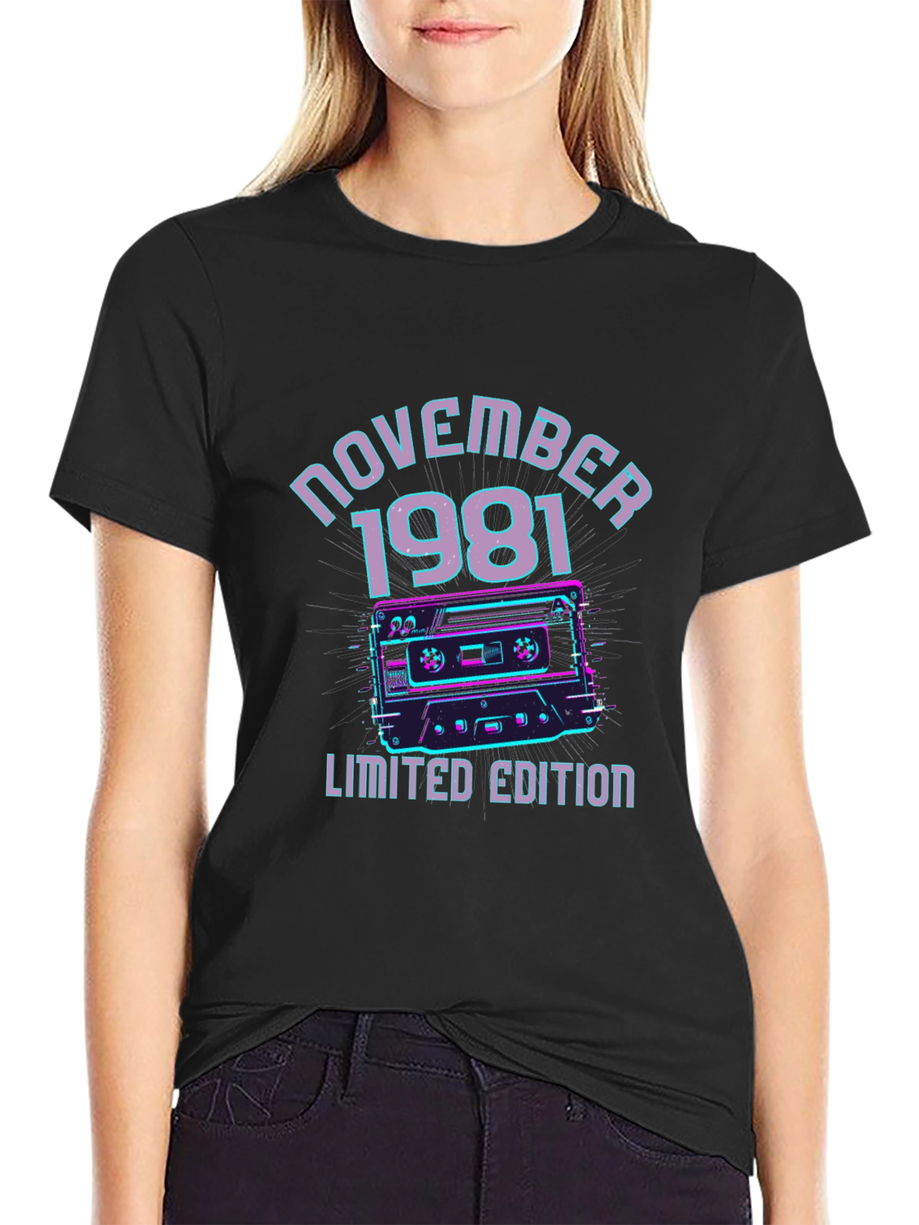 November 1981 Limited Edition Cassette Tape Graphic T-Shirt