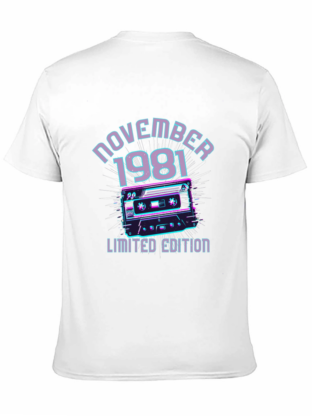 November 1981 Limited Edition Cassette Tape Graphic T-Shirt