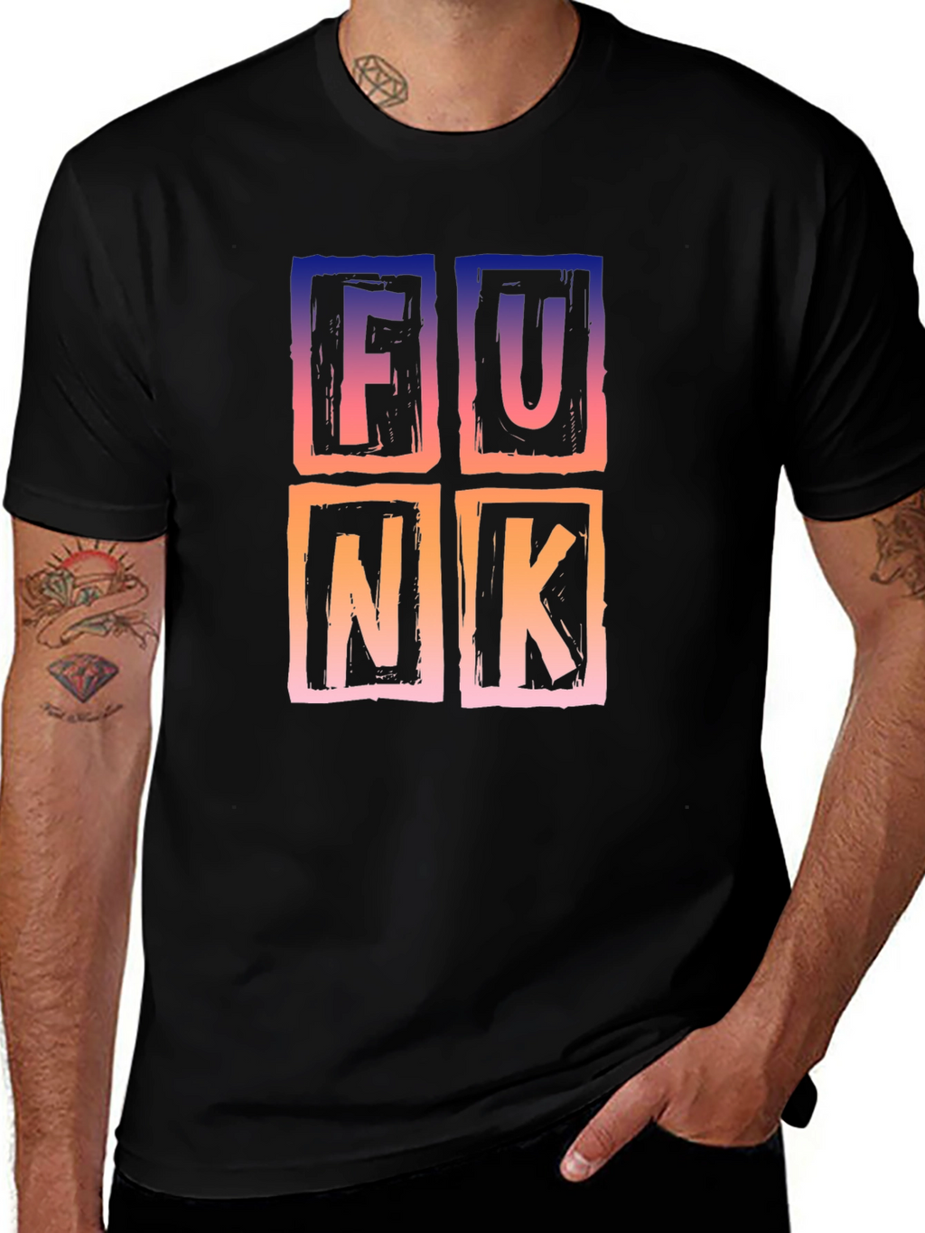 Funk Graphic Tee - Retro Style
