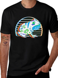 Frog Graphic T-Shirt - Black Cotton Tee