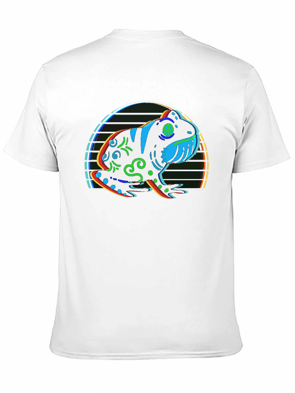 Frog Graphic T-Shirt - Black Cotton Tee