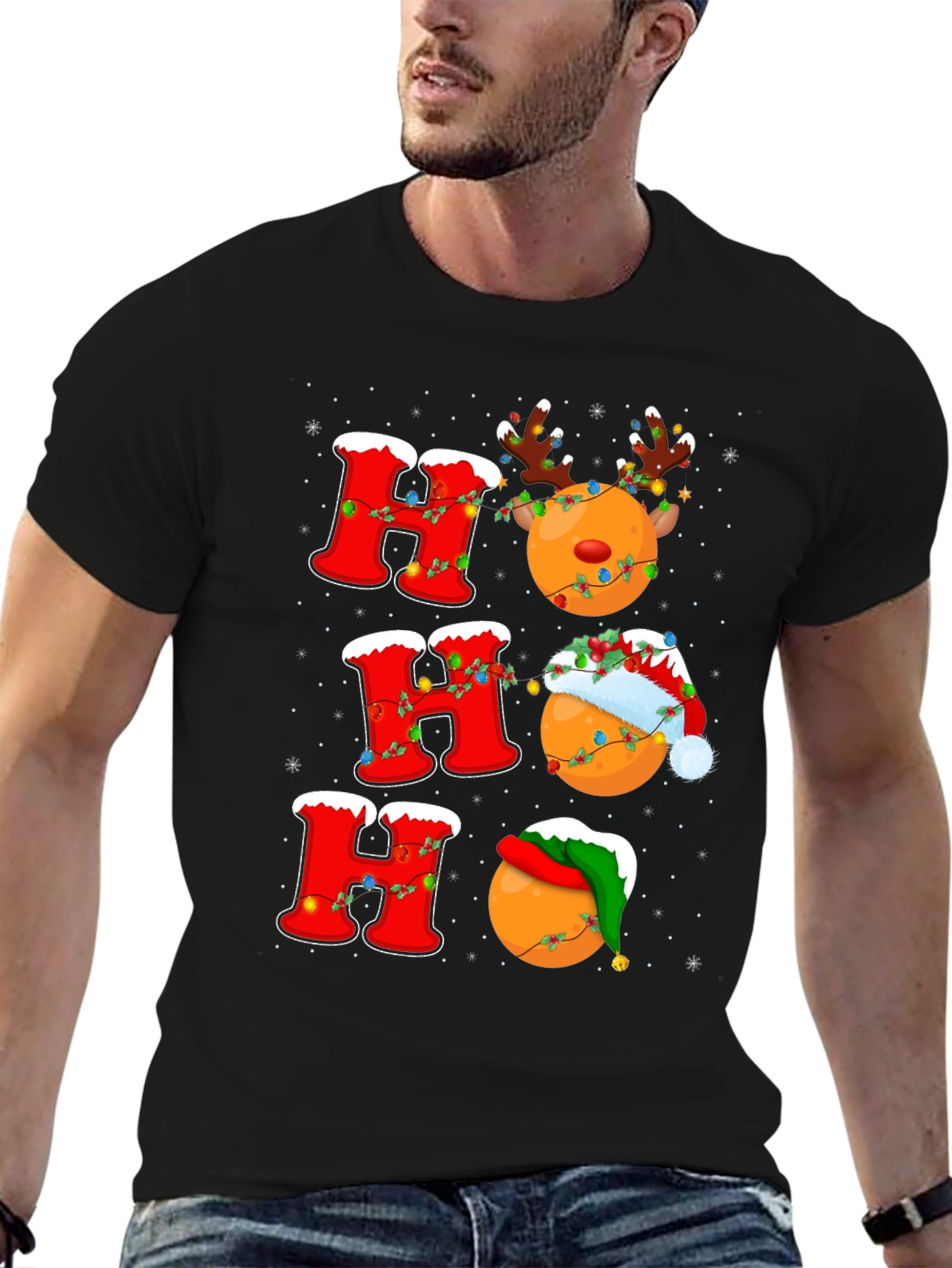 Holiday Ho Ho Ho Graphic Tee