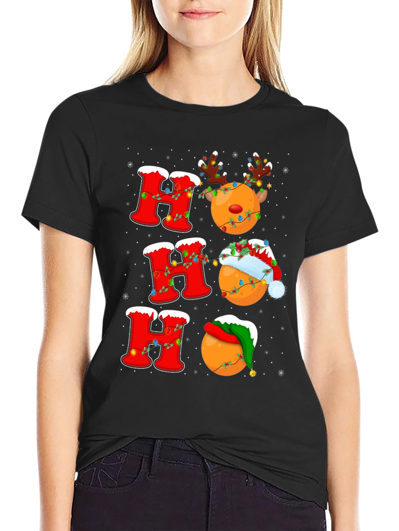 Holiday Ho Ho Ho Graphic Tee