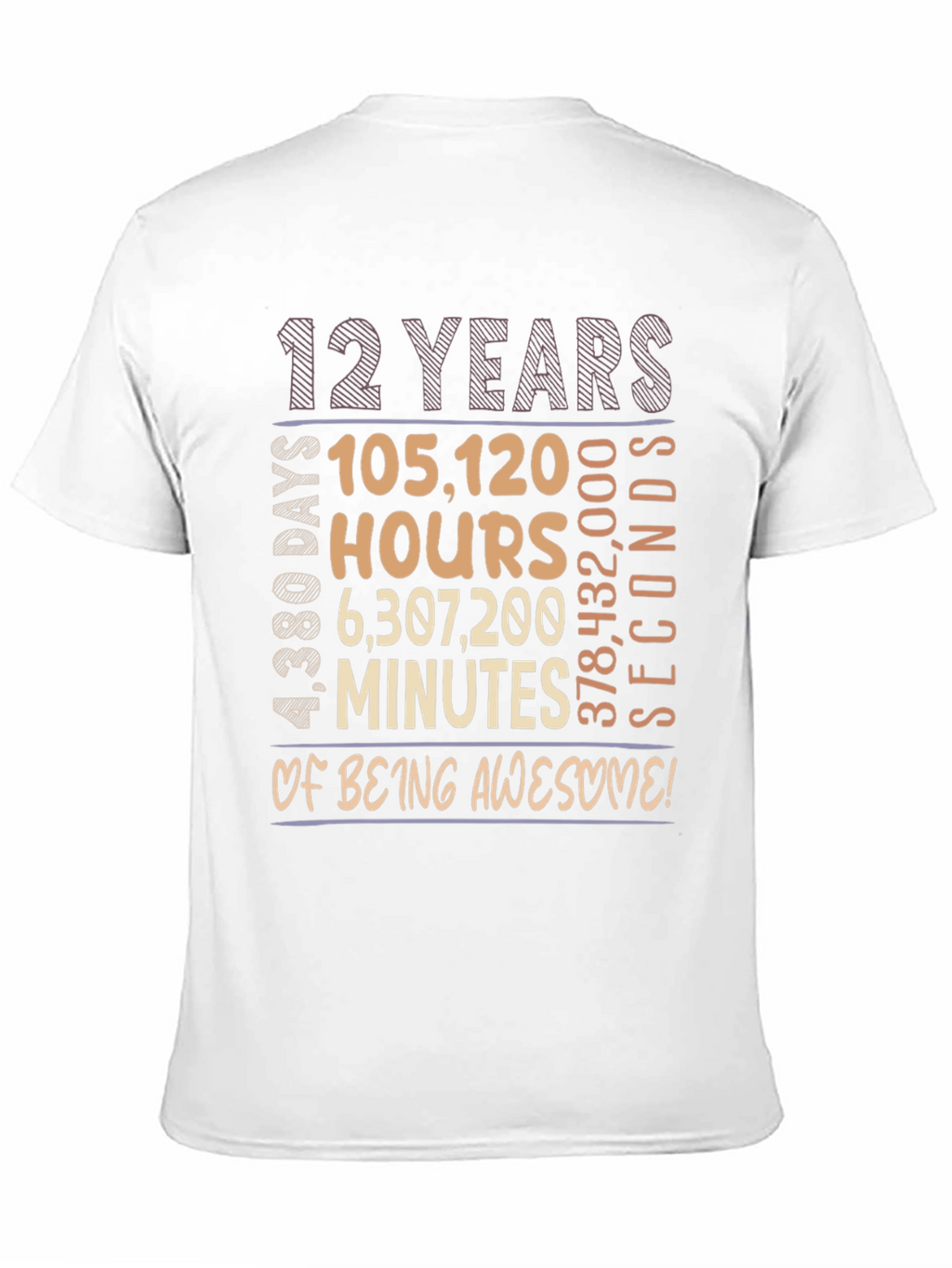 12 Years Of Being Awesome T-Shirt