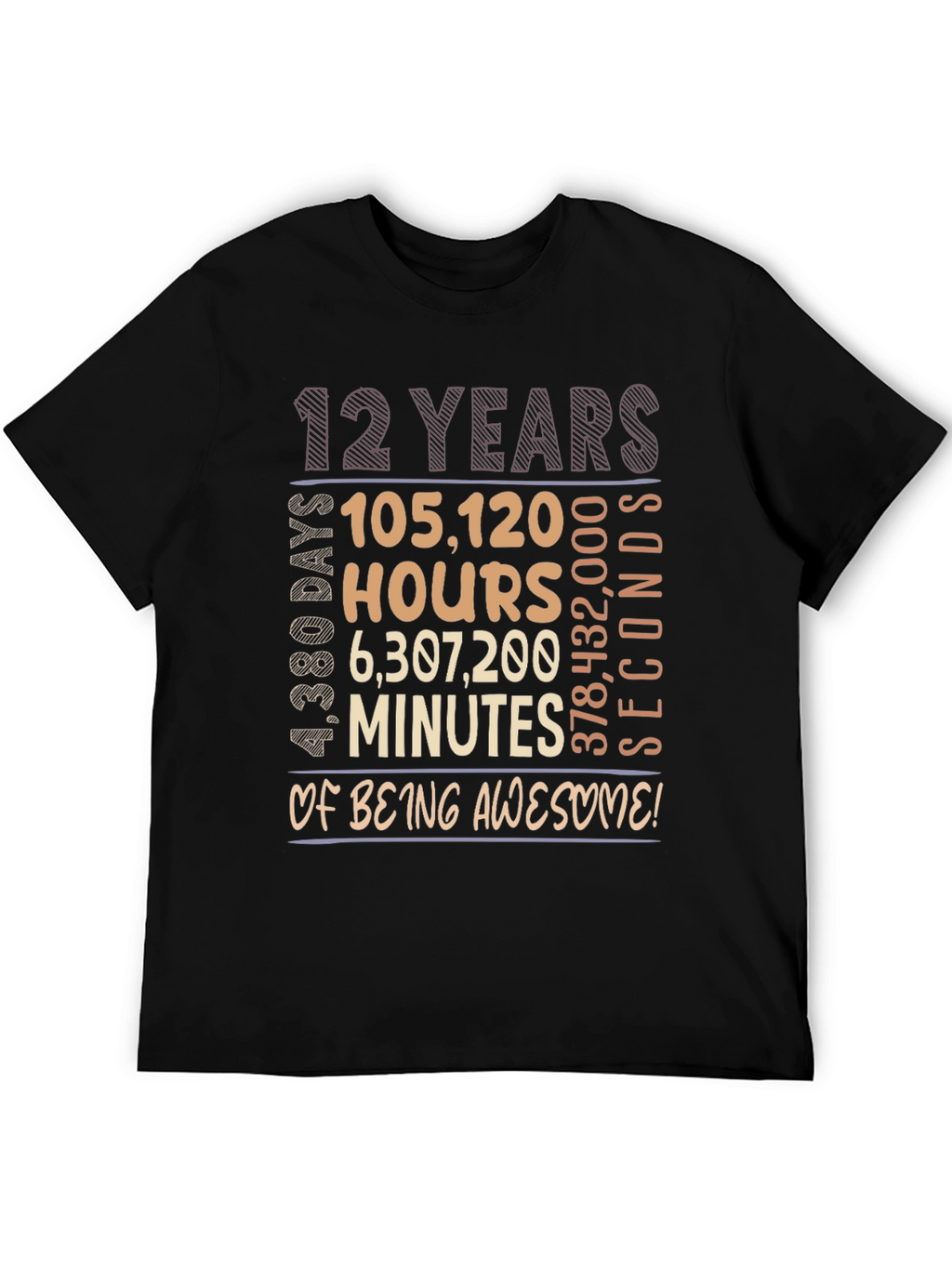12 Years Of Being Awesome T-Shirt