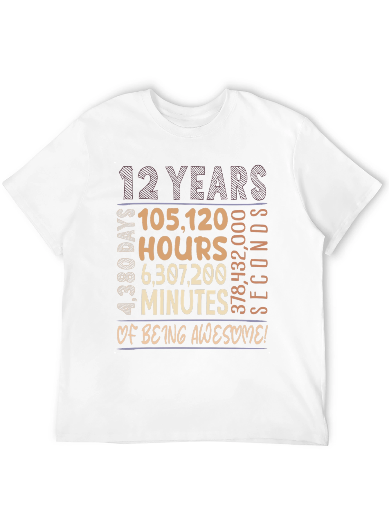 12 Years Of Being Awesome T-Shirt