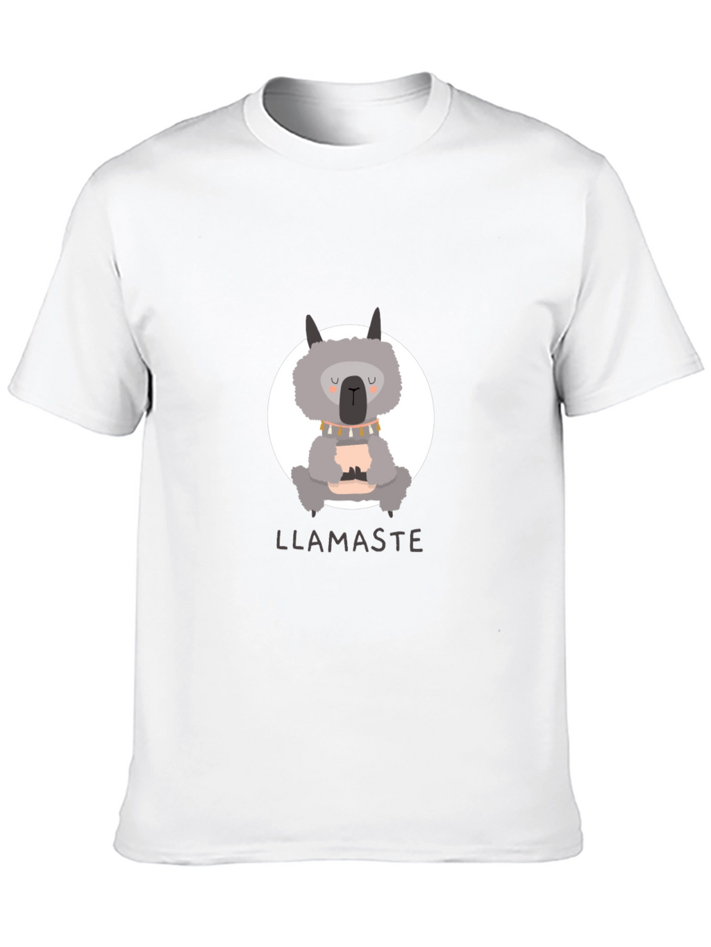 Llamaste Mens Black Graphic T-Shirt