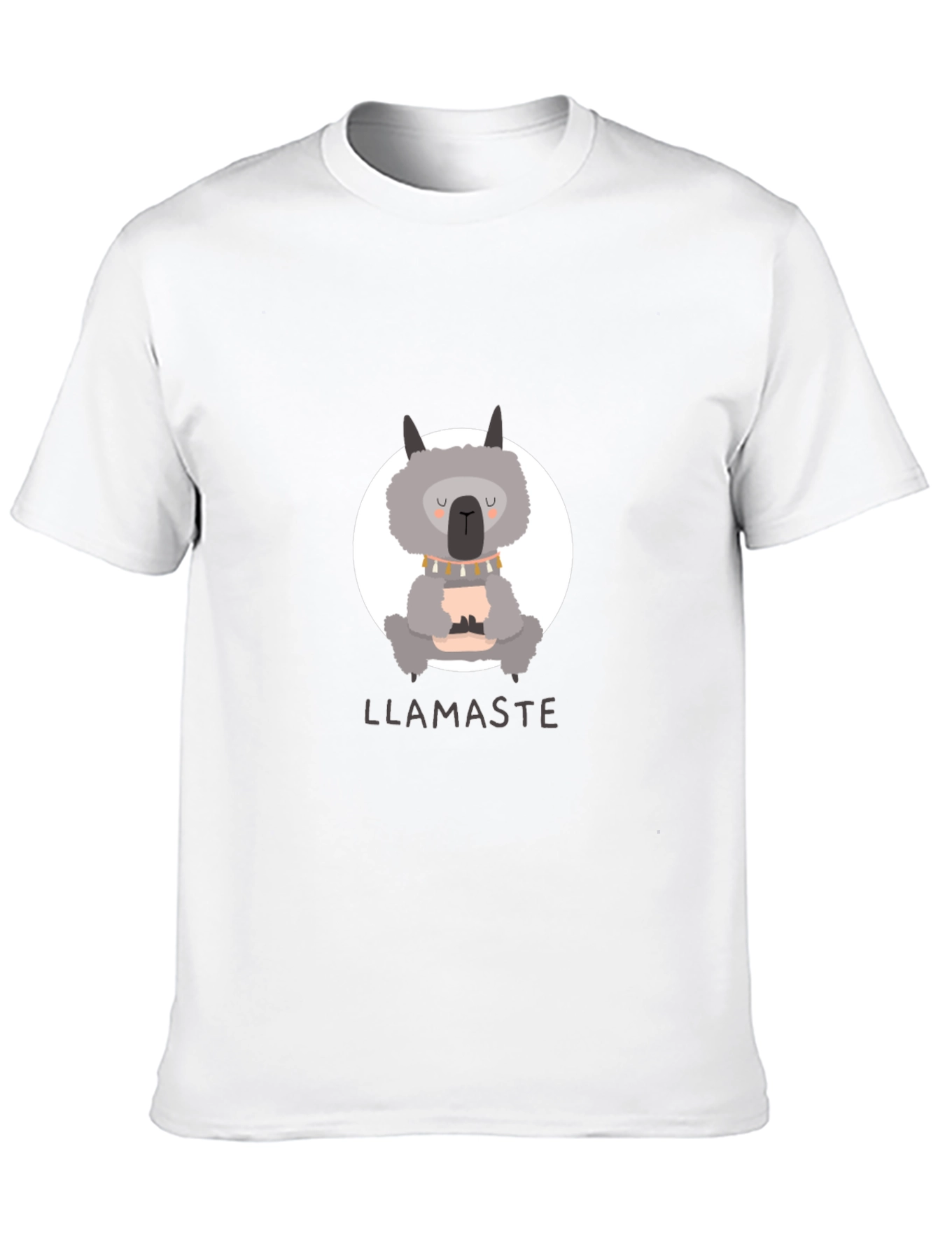 Llamaste Mens Black Graphic T-Shirt