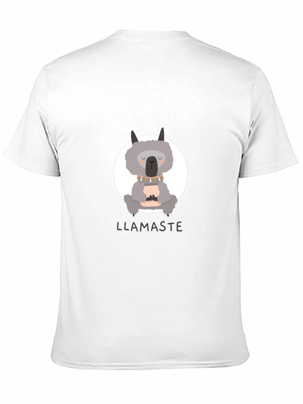 Llamaste Mens Black Graphic T-Shirt