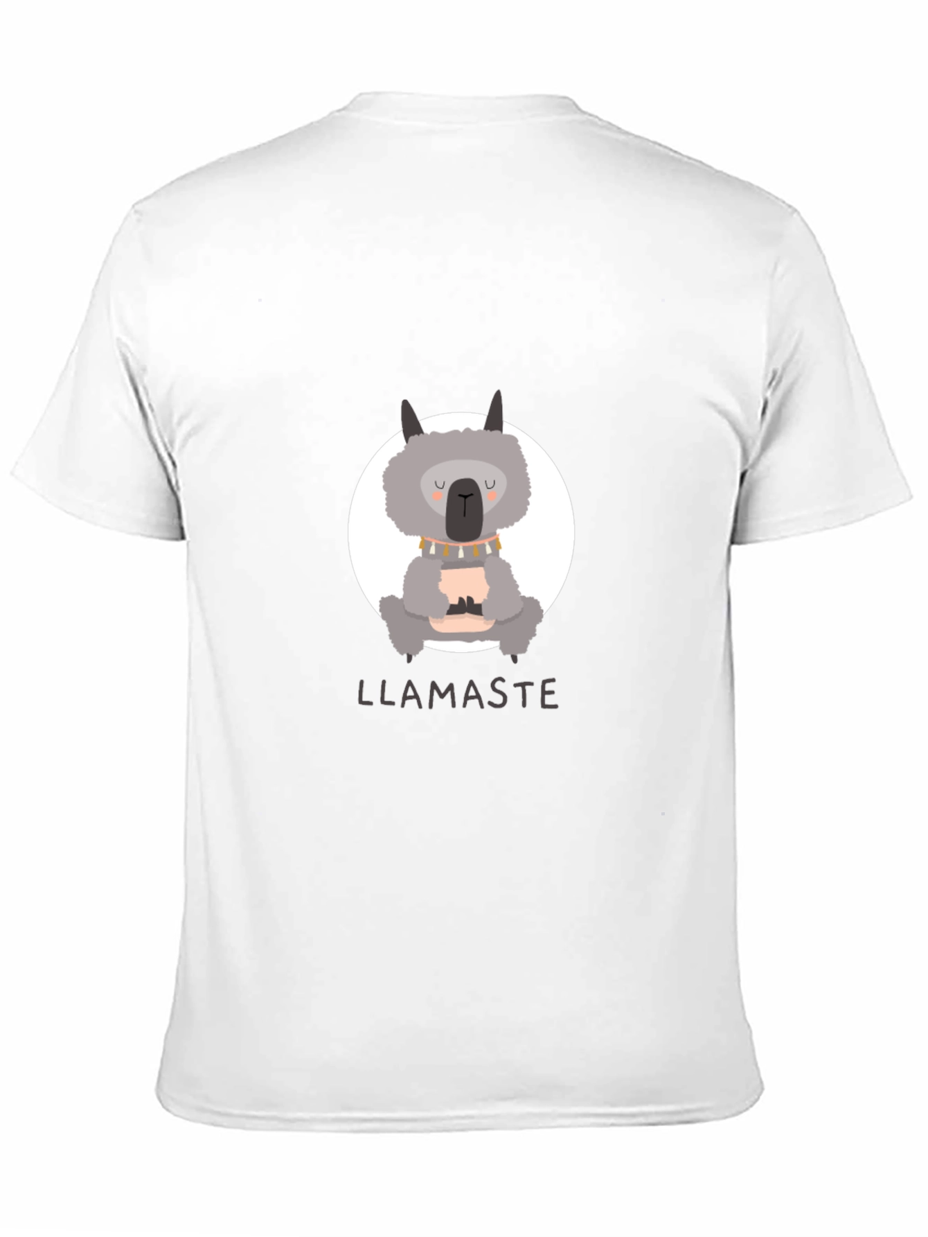 Llamaste Mens Black Graphic T-Shirt