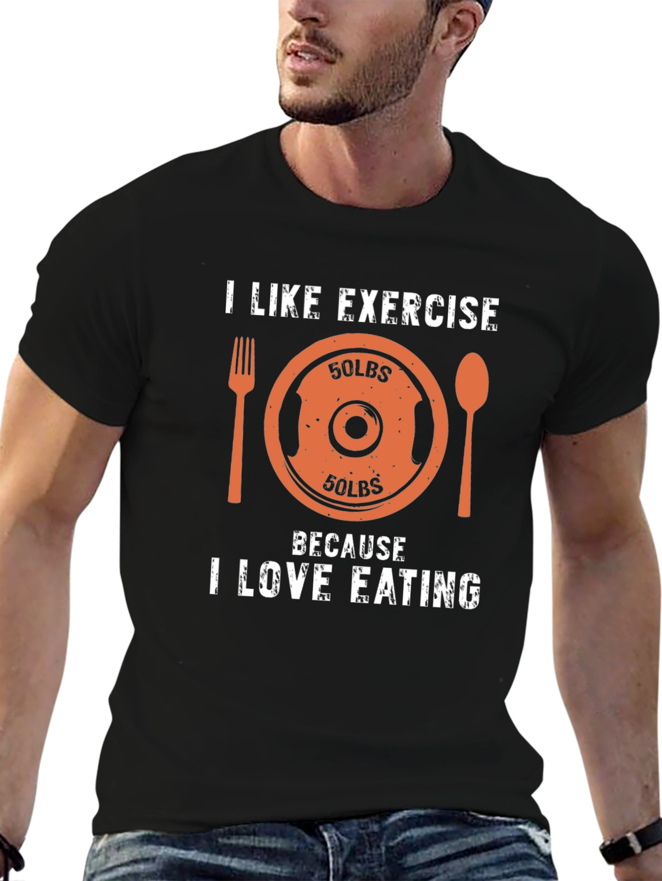 Funny Exercise & Eating T-Shirt