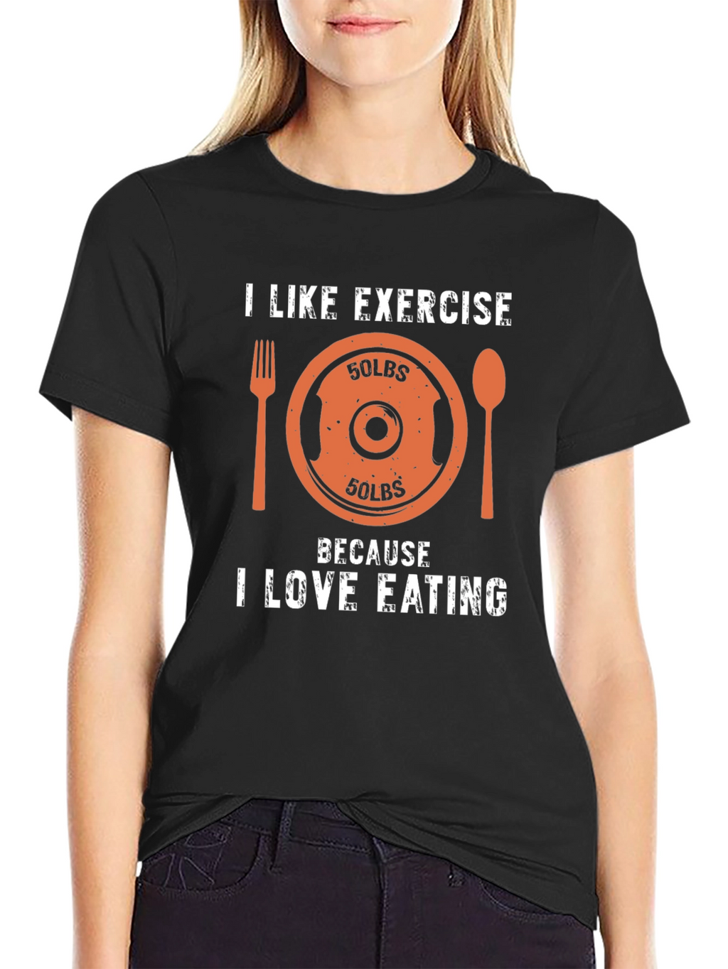 Funny Exercise & Eating T-Shirt