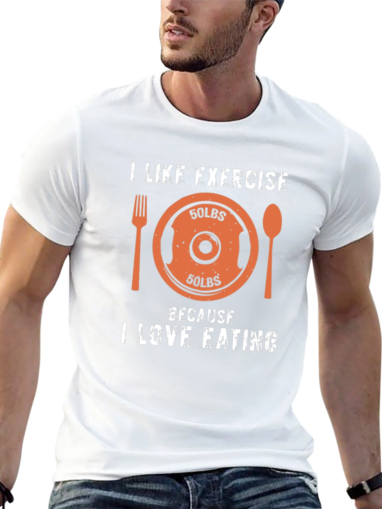Funny Exercise & Eating T-Shirt