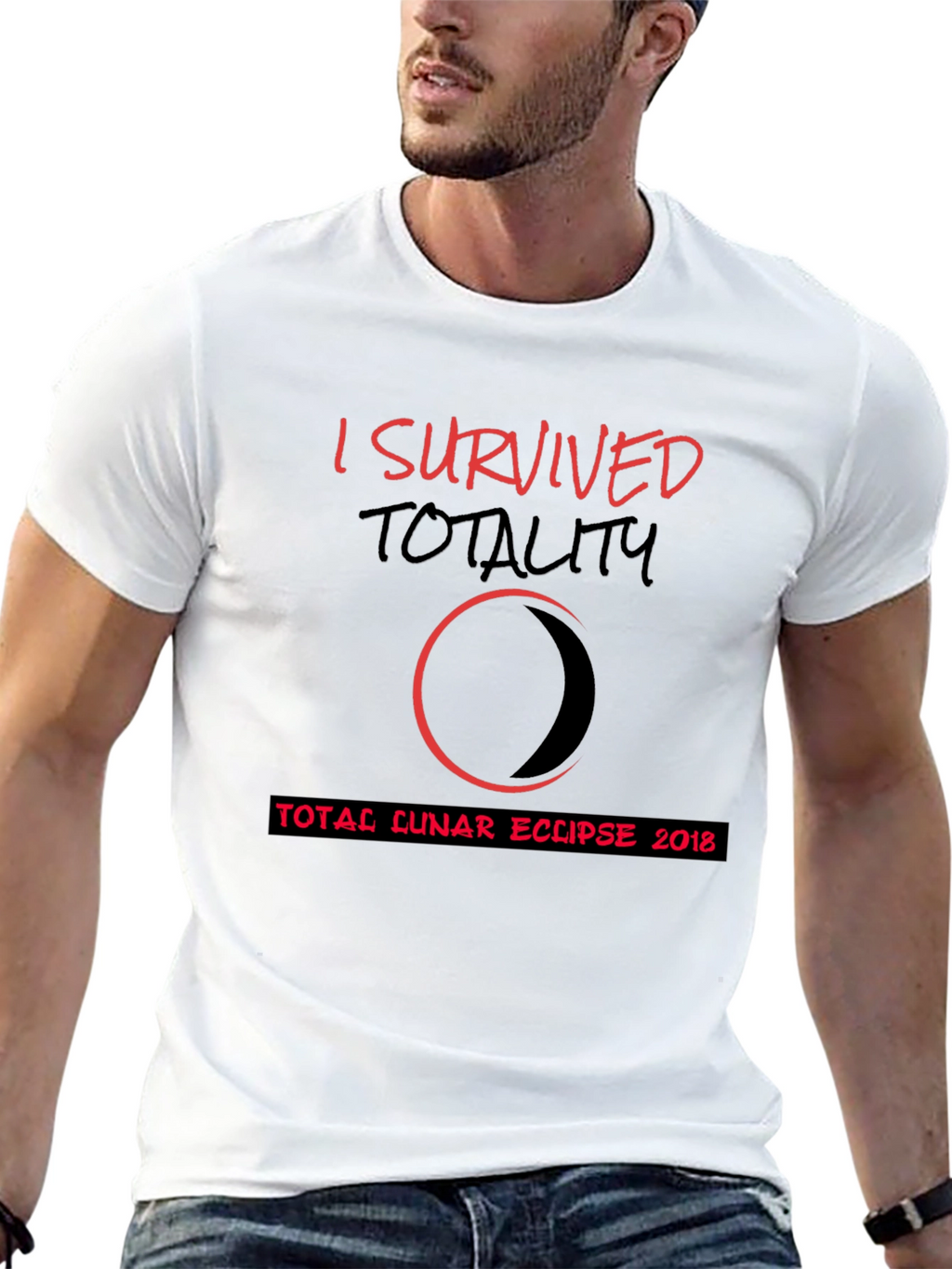I Survived Totality Total Lunar Eclipse 2018 T-Shirt