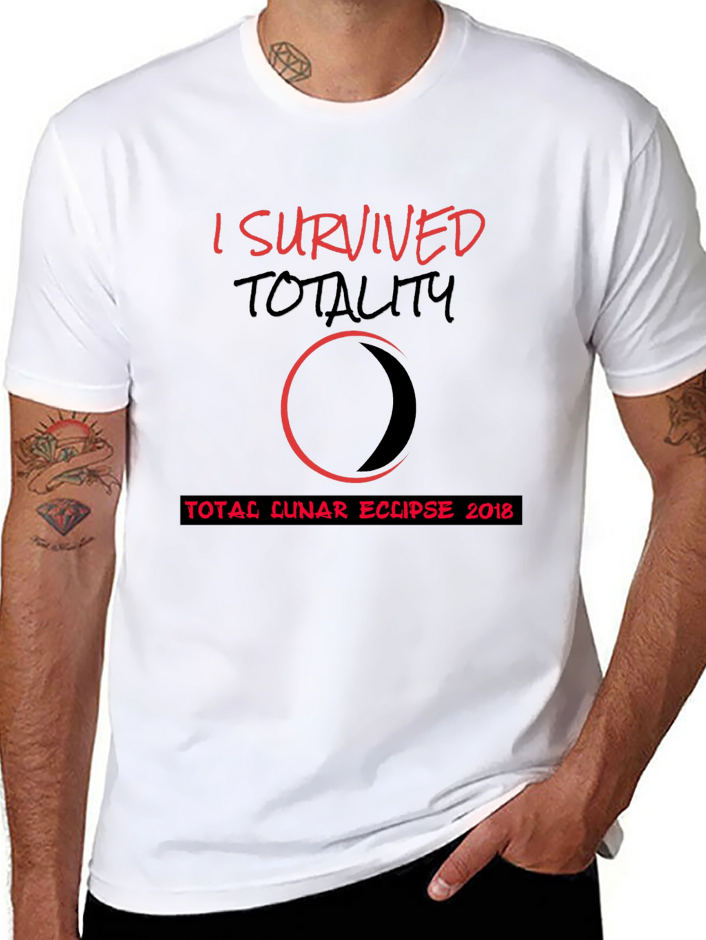 I Survived Totality Total Lunar Eclipse 2018 T-Shirt