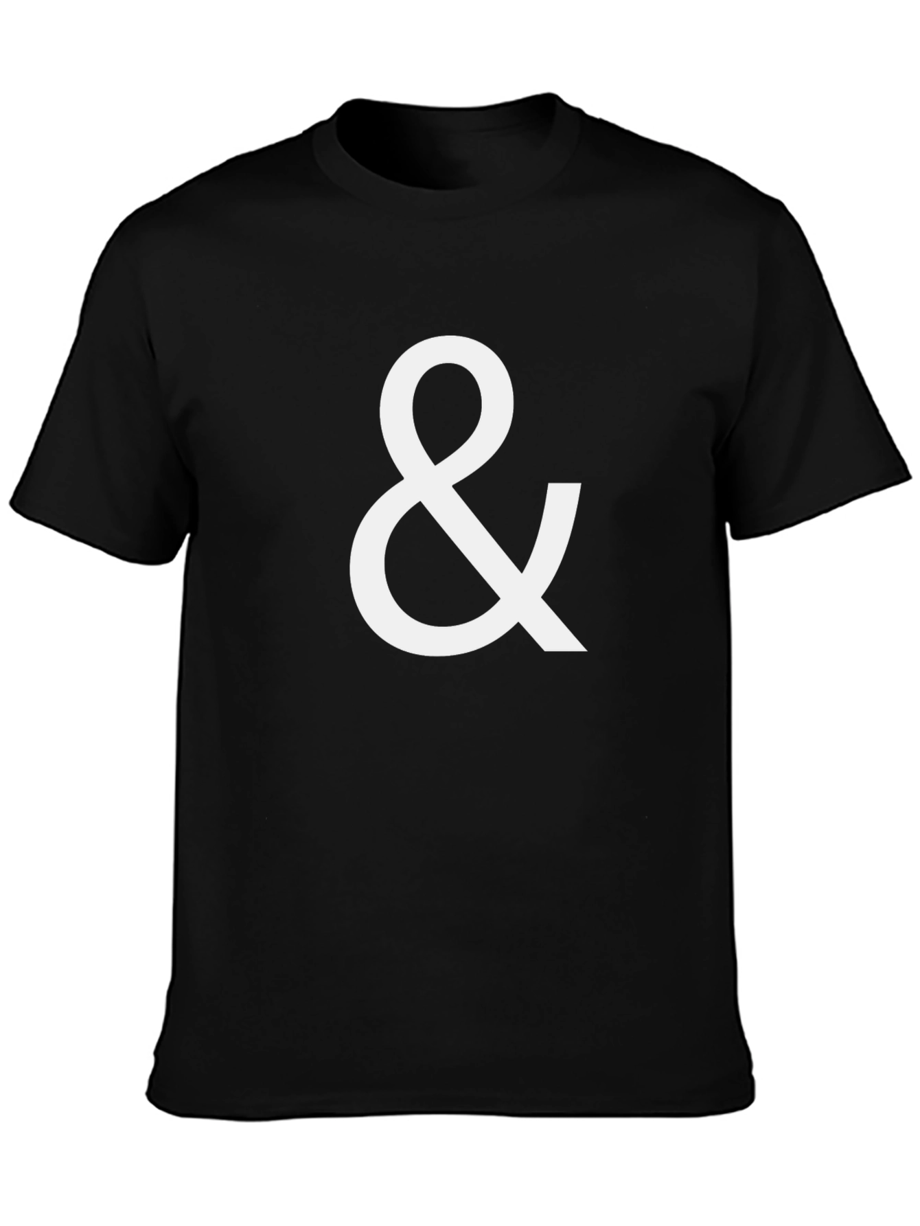 Ampersand Black T-Shirt