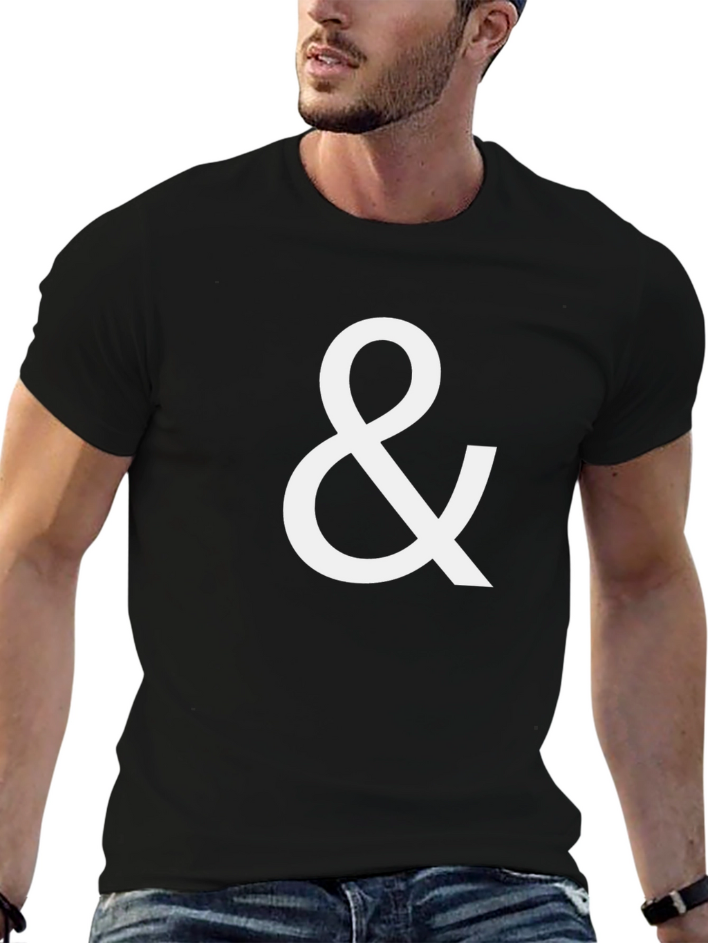Ampersand Black T-Shirt