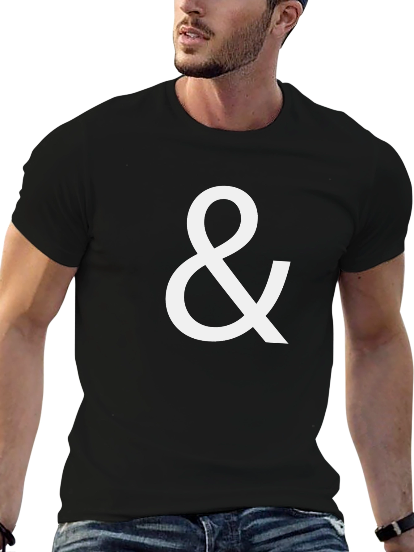 Ampersand Black T-Shirt