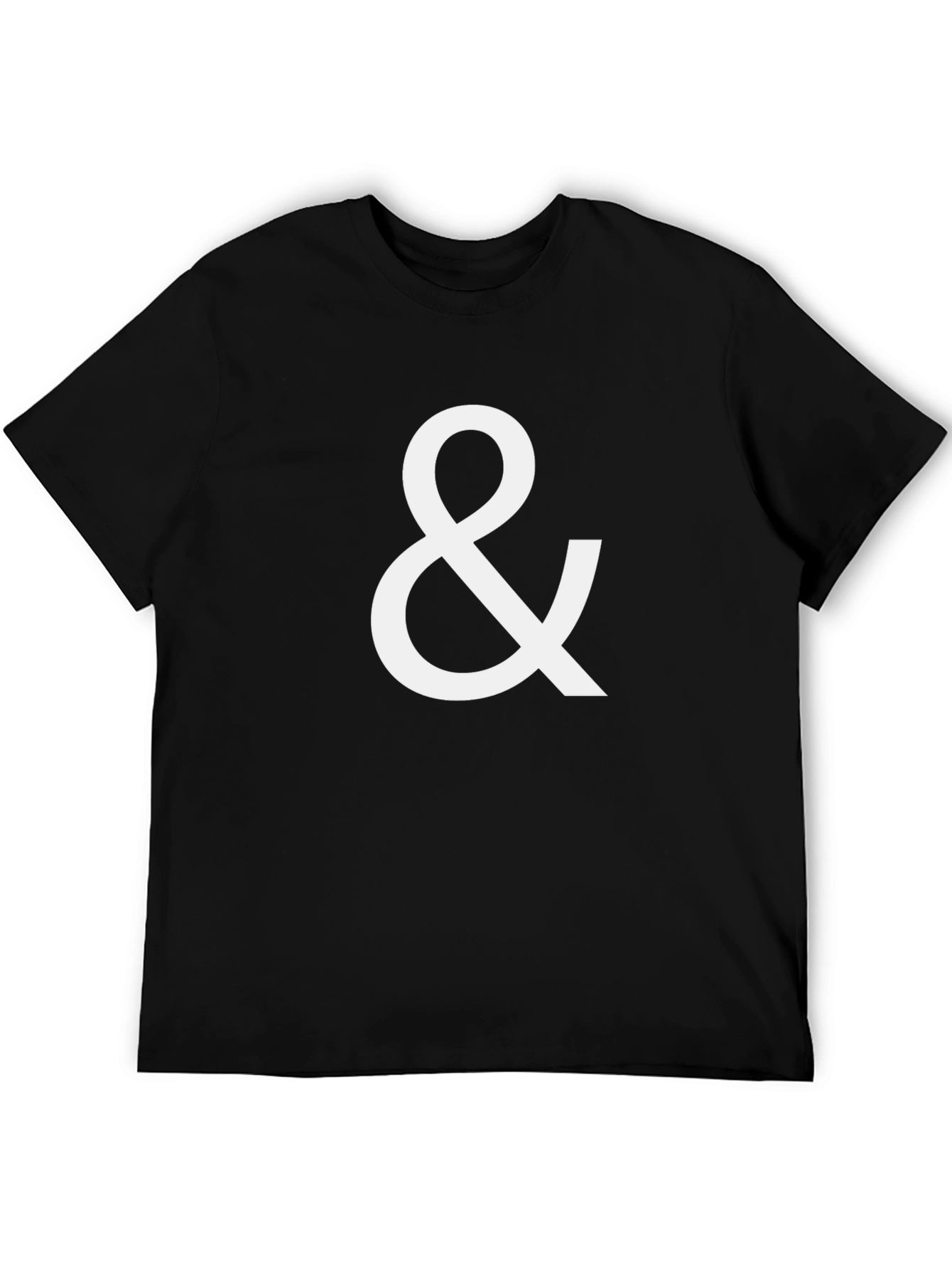 Ampersand Black T-Shirt