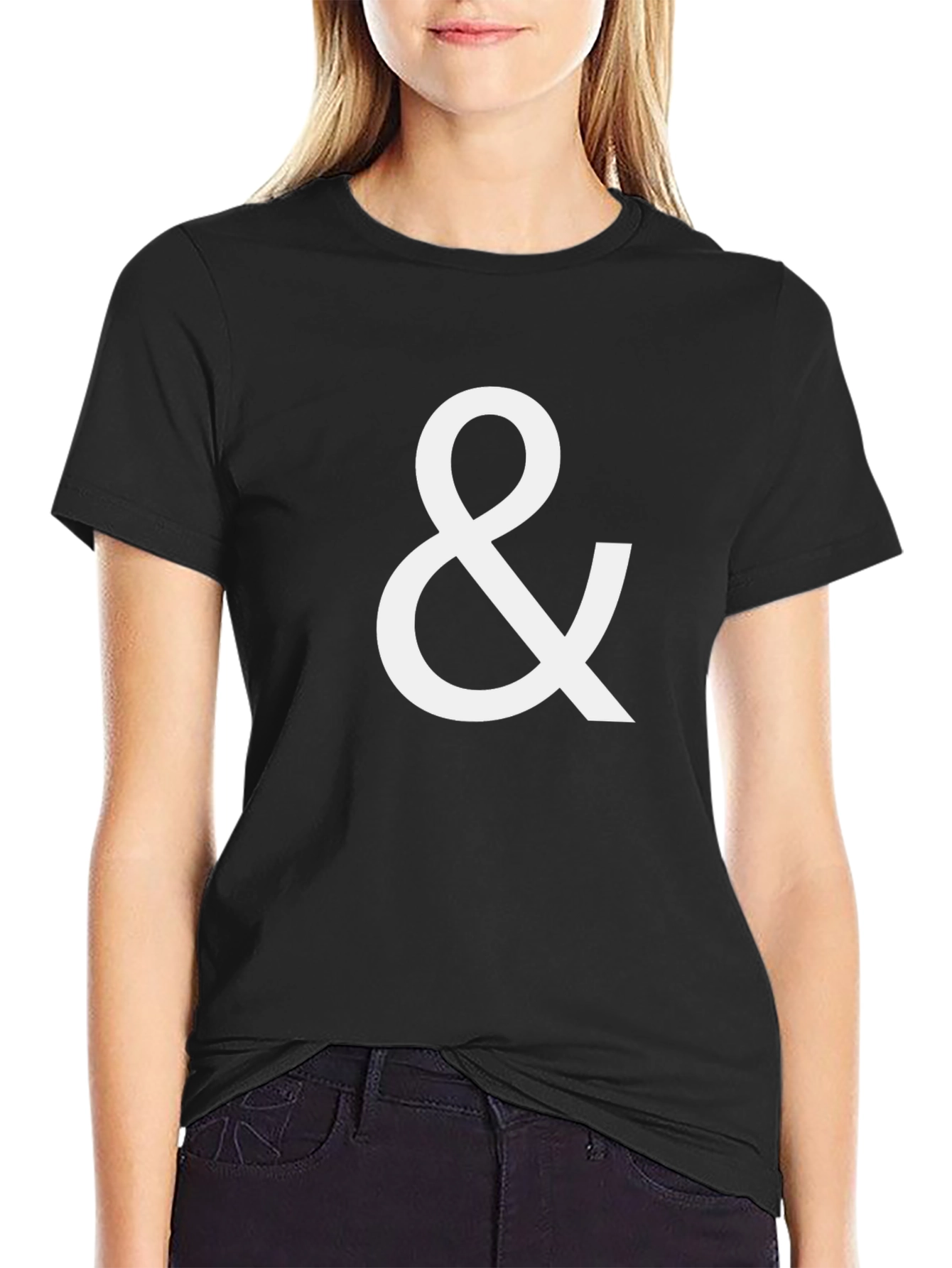 Ampersand Black T-Shirt