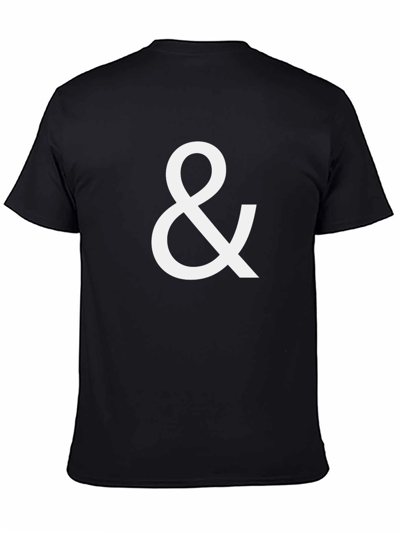 Ampersand Black T-Shirt