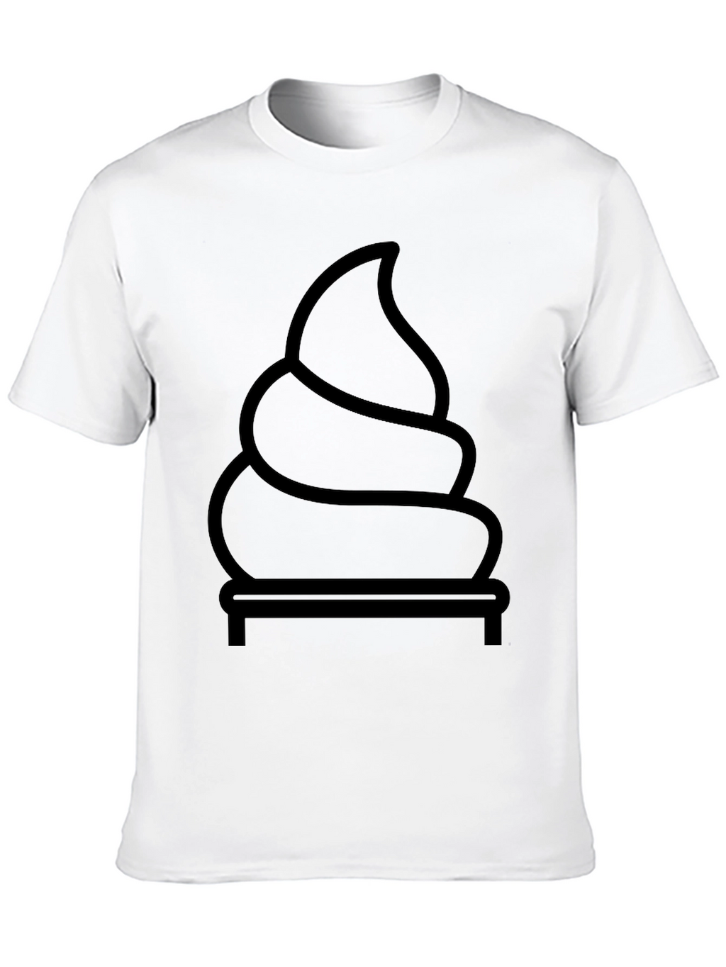 Funny Poop Emoji Graphic Tee - Black Cotton T-Shirt