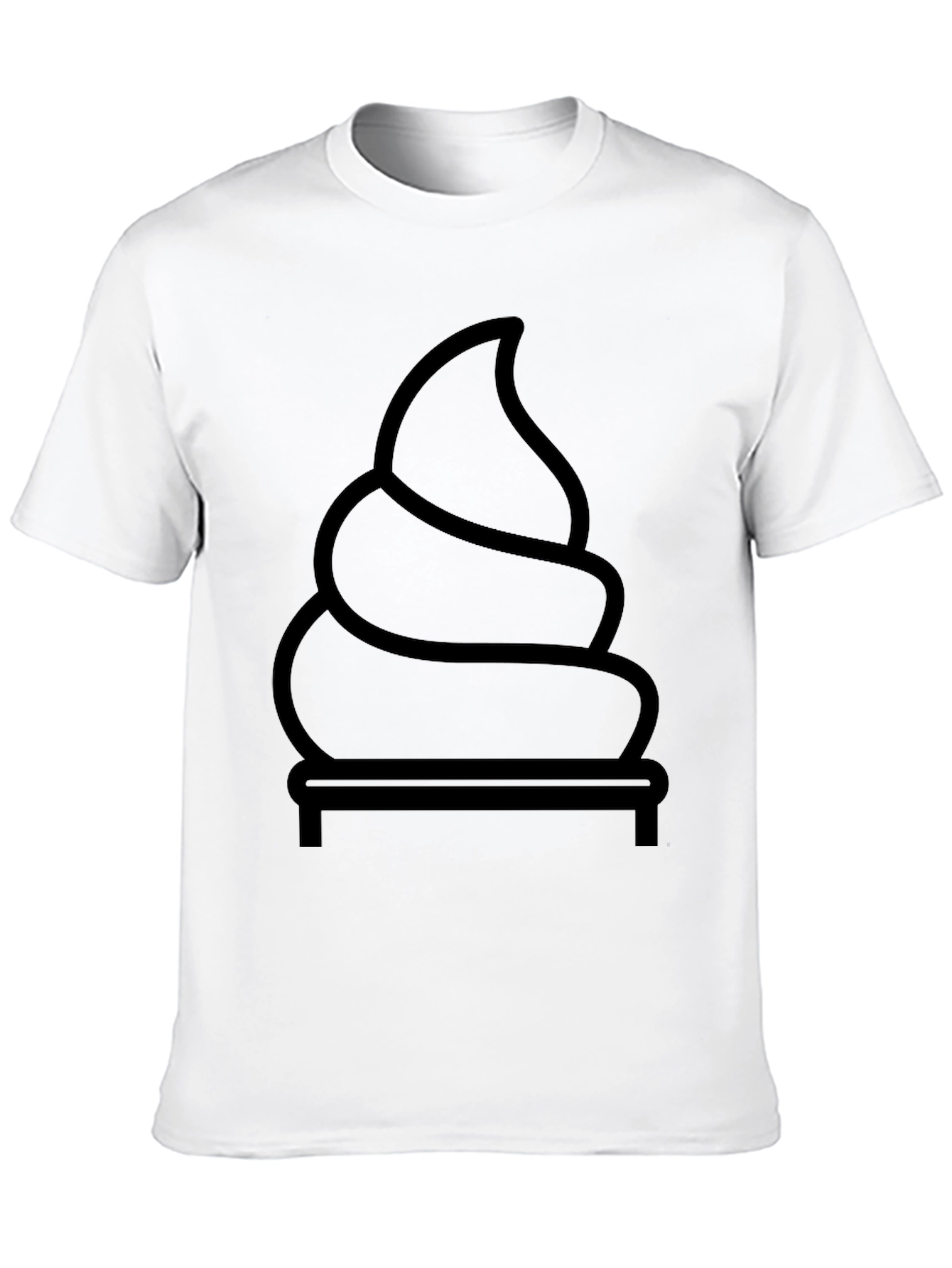 Funny Poop Emoji Graphic Tee - Black Cotton T-Shirt