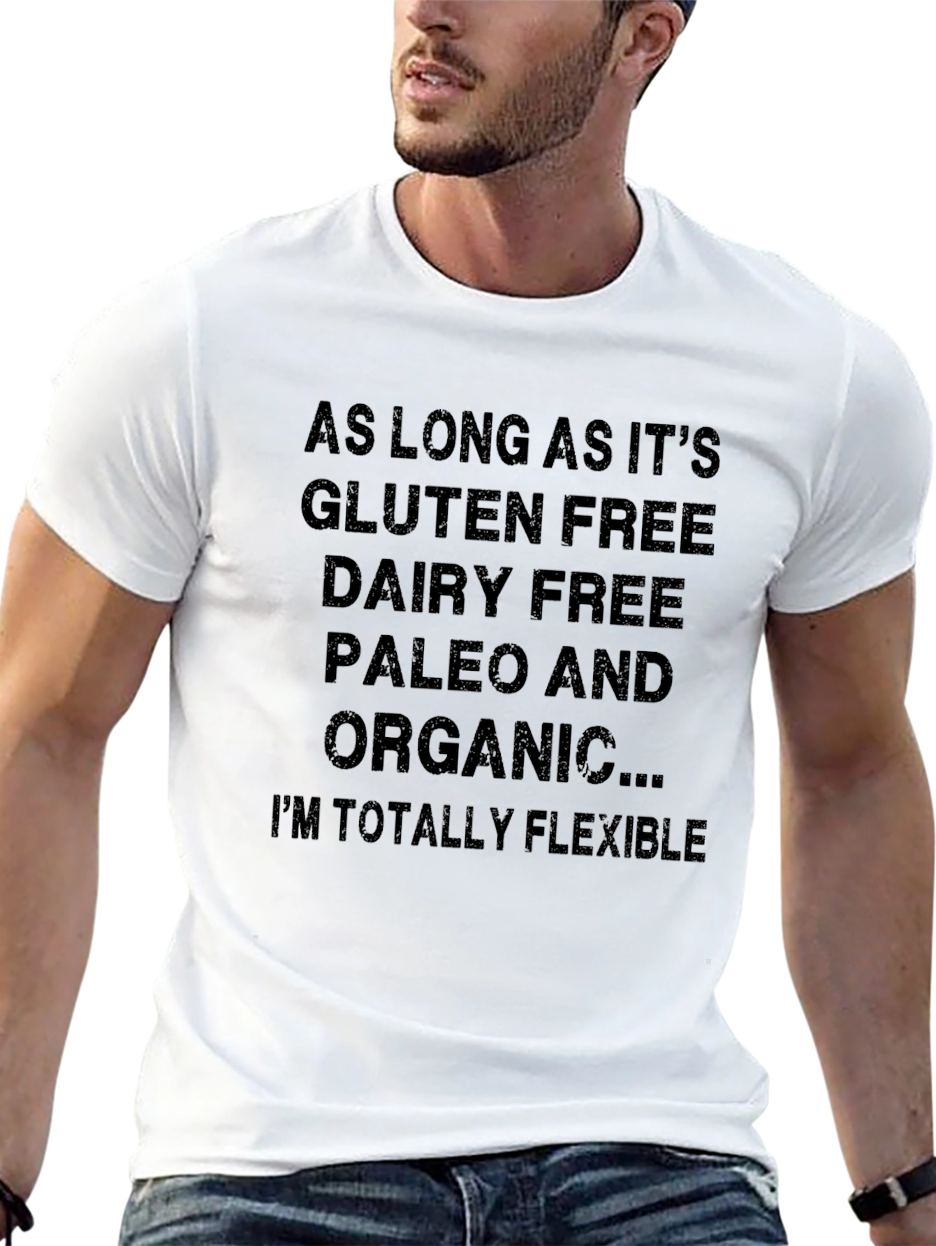 Gluten Dairy Free Organic T-Shirt Funny Foodie Tee