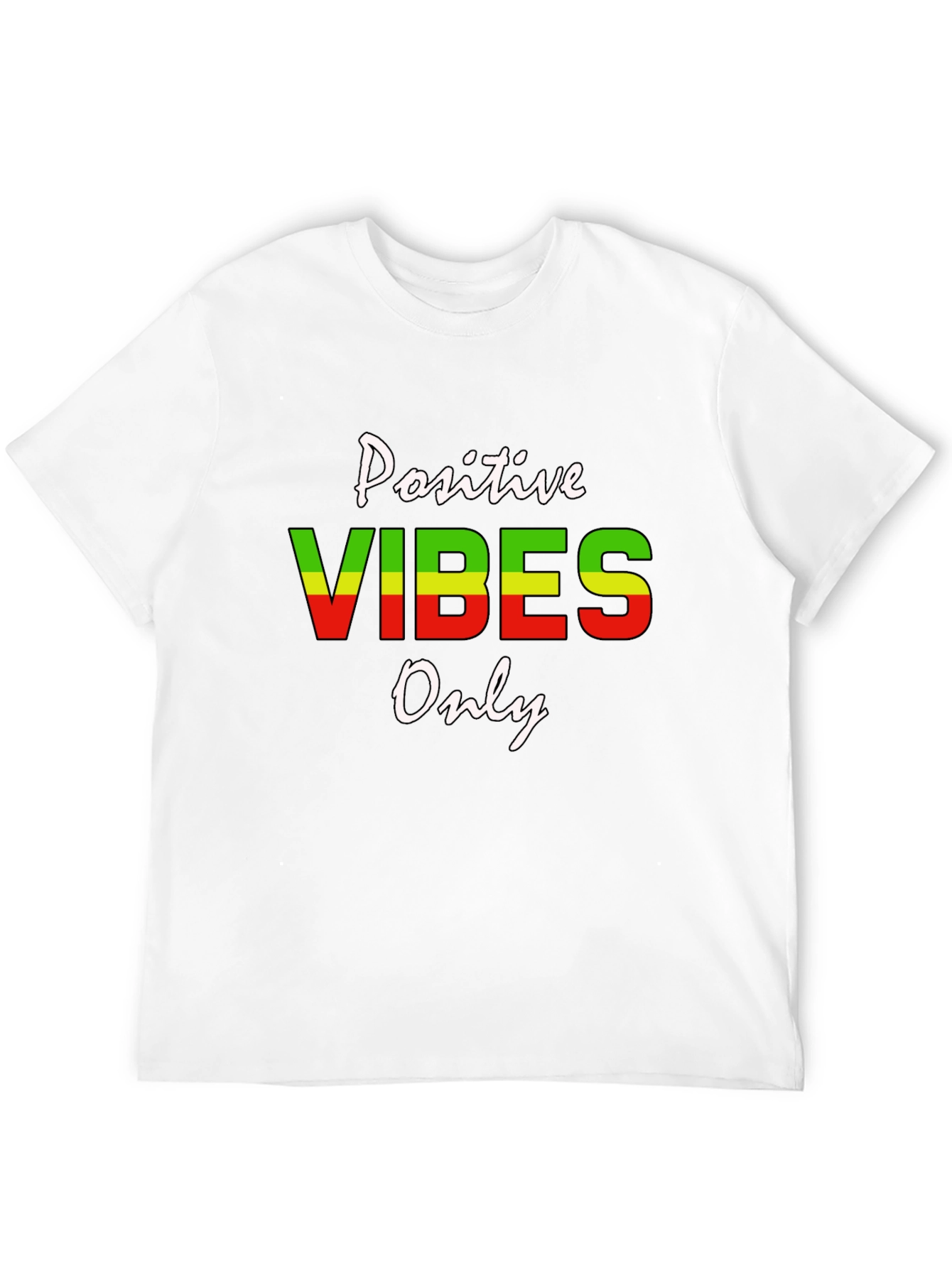 Positive Vibes Only Graphic T-Shirt
