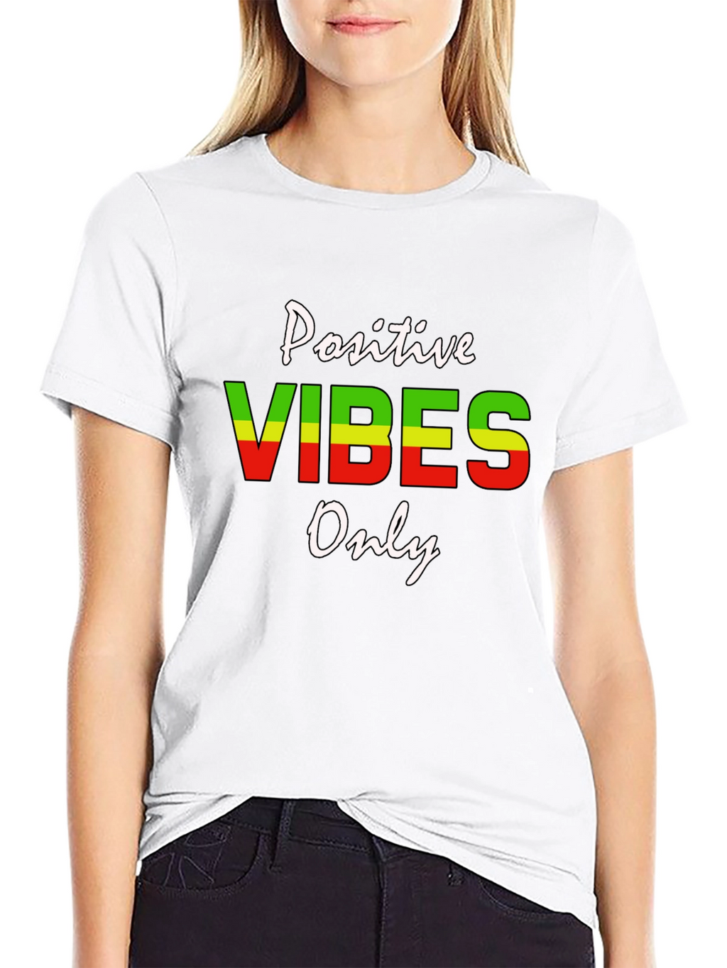 Positive Vibes Only Graphic T-Shirt