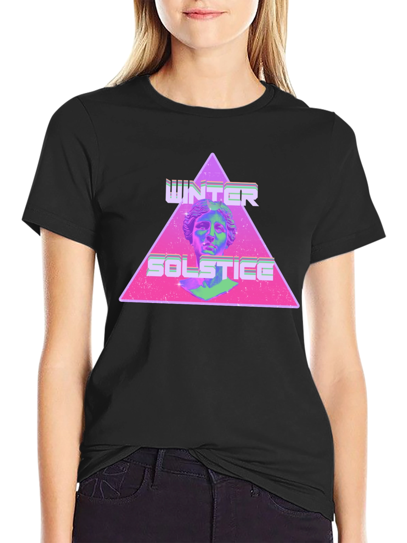 Winter Solstice Graphic Tee - Retro Style
