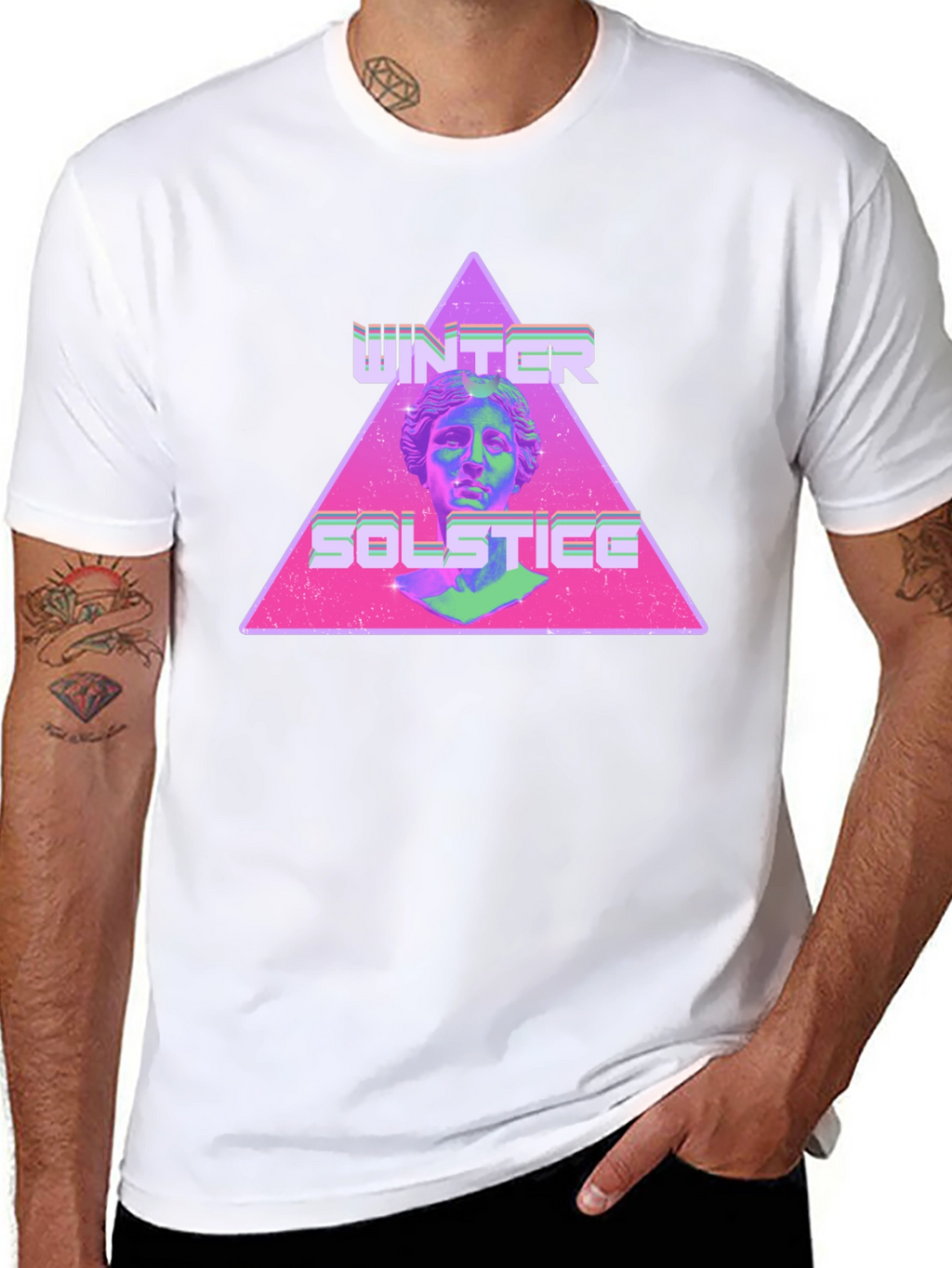 Winter Solstice Graphic Tee - Retro Style