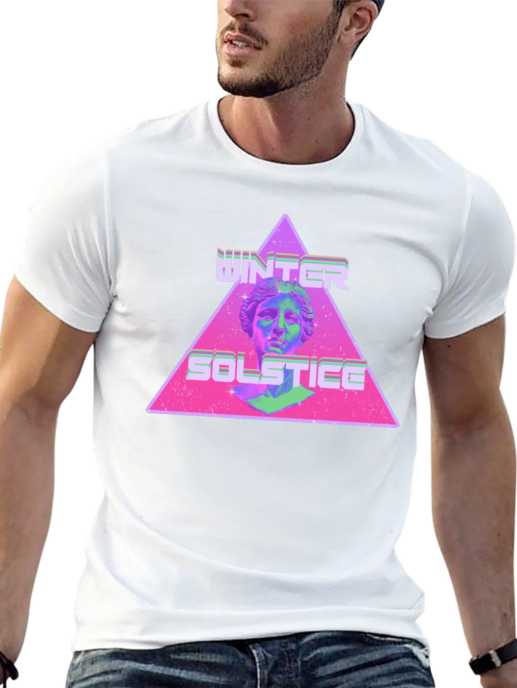 Winter Solstice Graphic Tee - Retro Style
