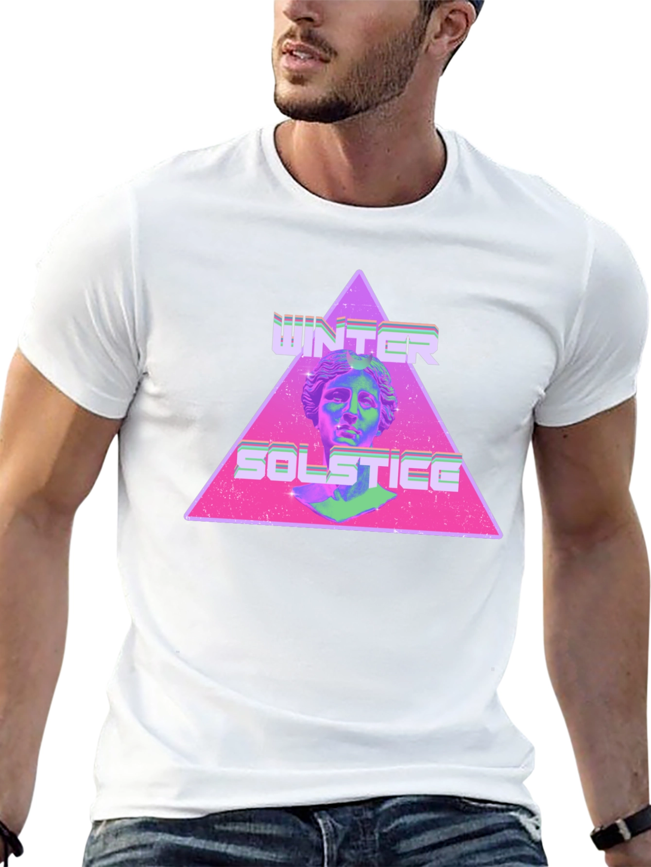 Winter Solstice Graphic Tee - Retro Style