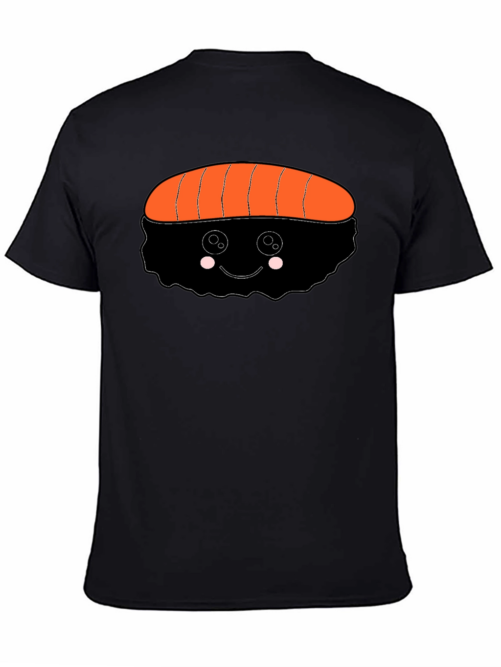 Sushi Graphic Black T-Shirt - Cute Food Tee