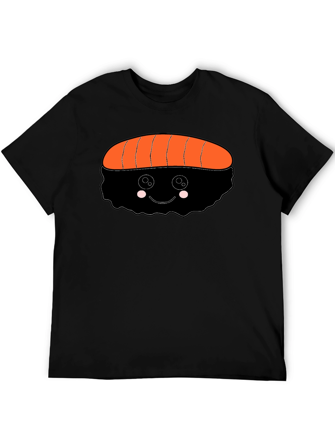 Sushi Graphic Black T-Shirt - Cute Food Tee