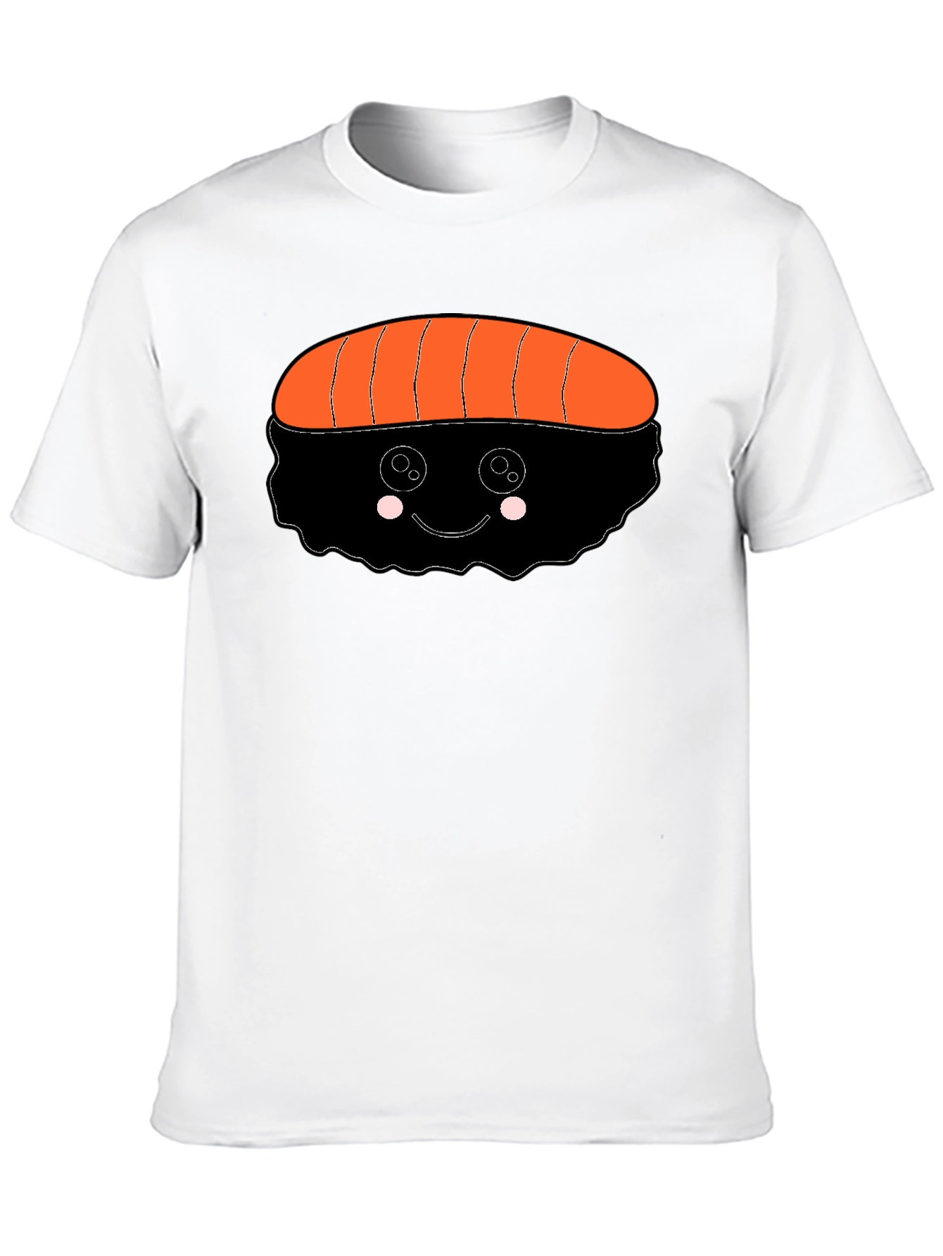 Sushi Graphic Black T-Shirt - Cute Food Tee