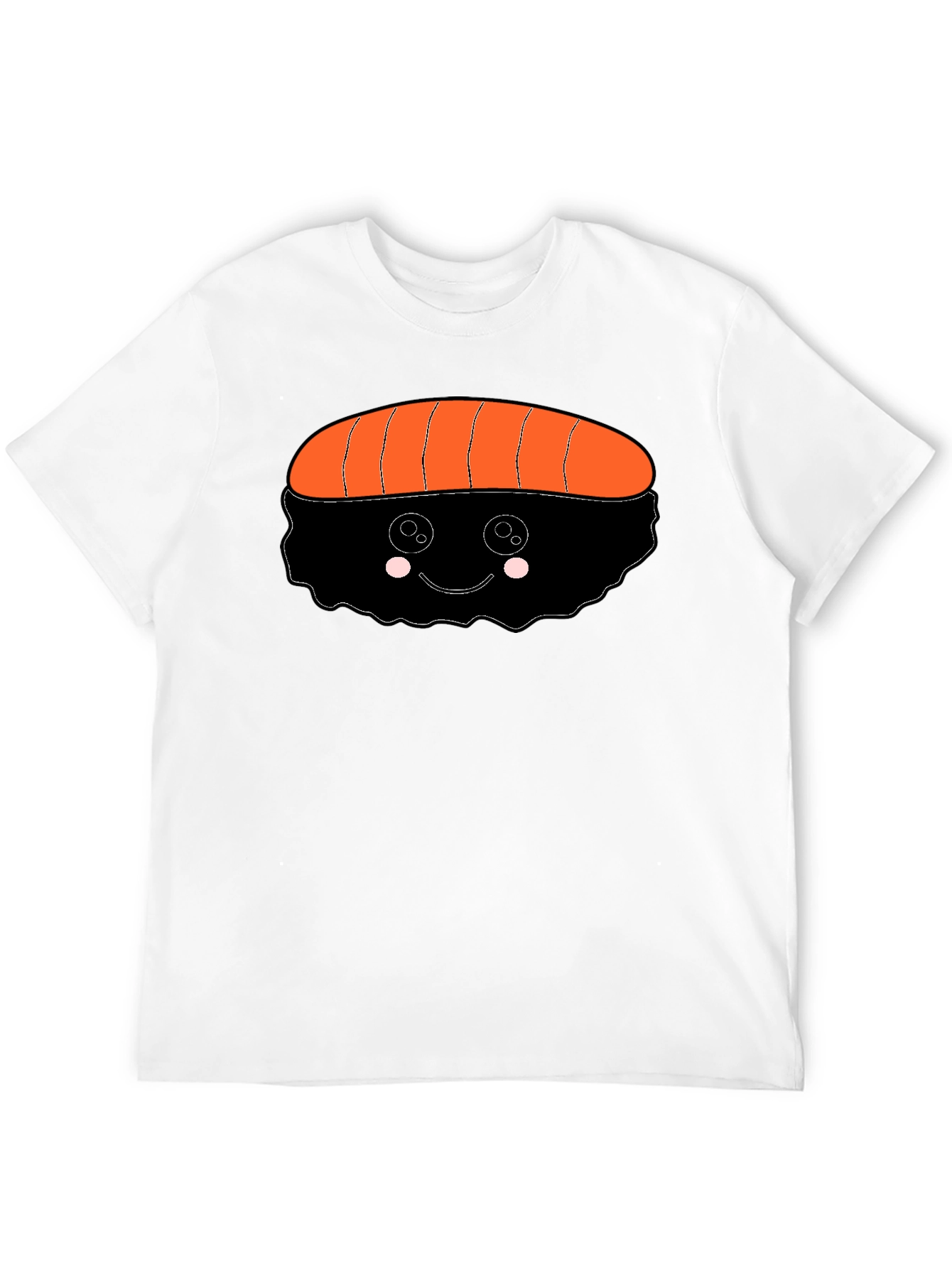 Sushi Graphic Black T-Shirt - Cute Food Tee