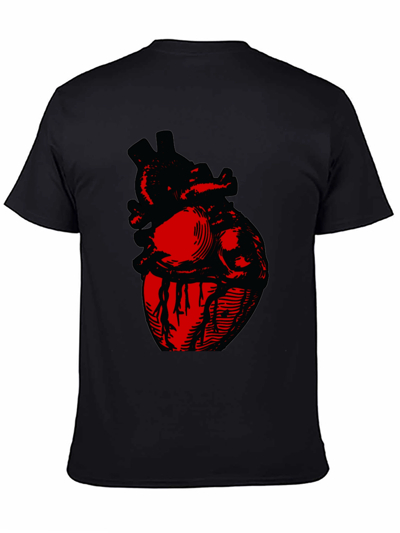 Anatomical Heart Graphic Tee - Bold Design