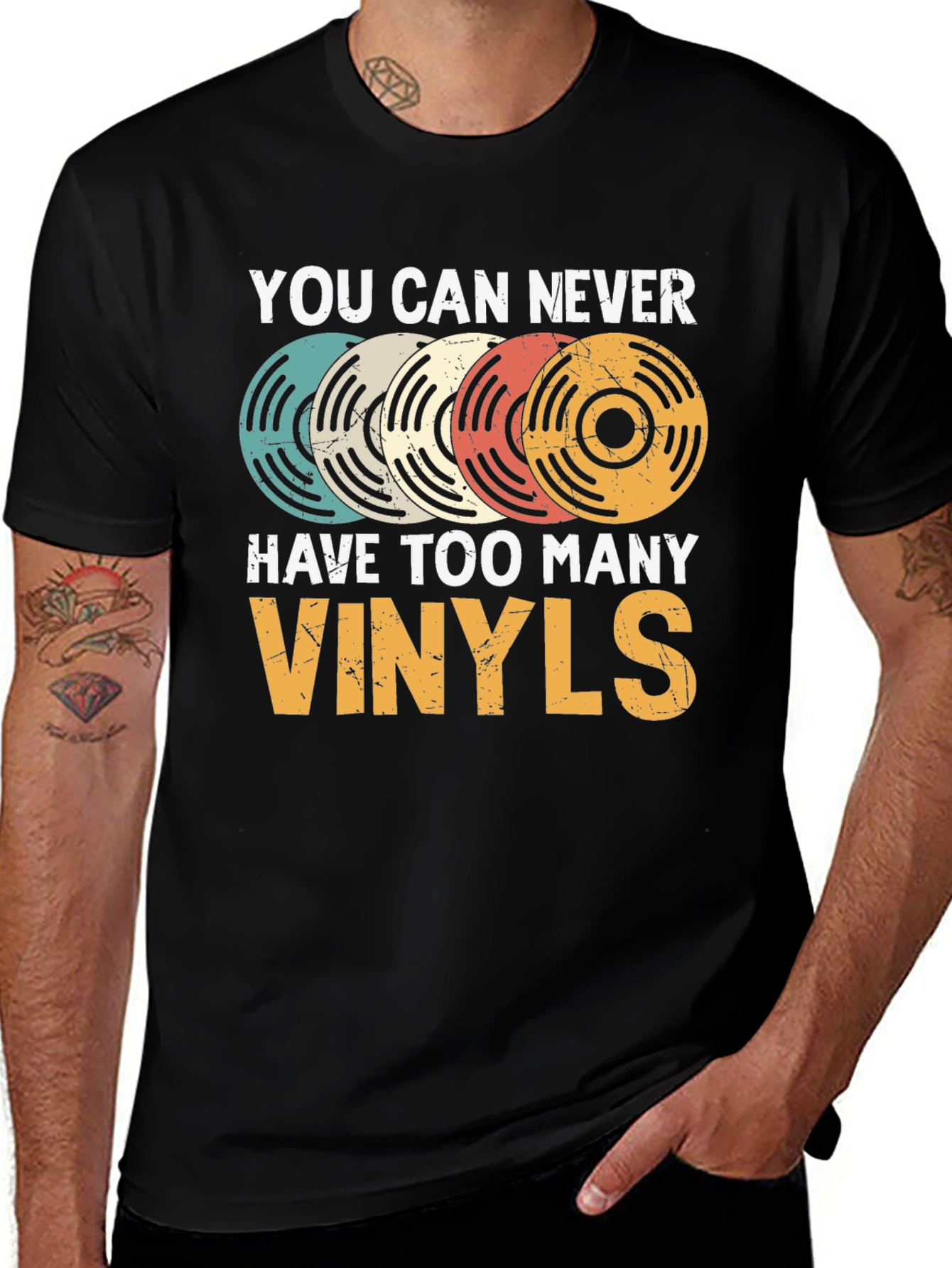 Retro Vinyl Record T-Shirt
