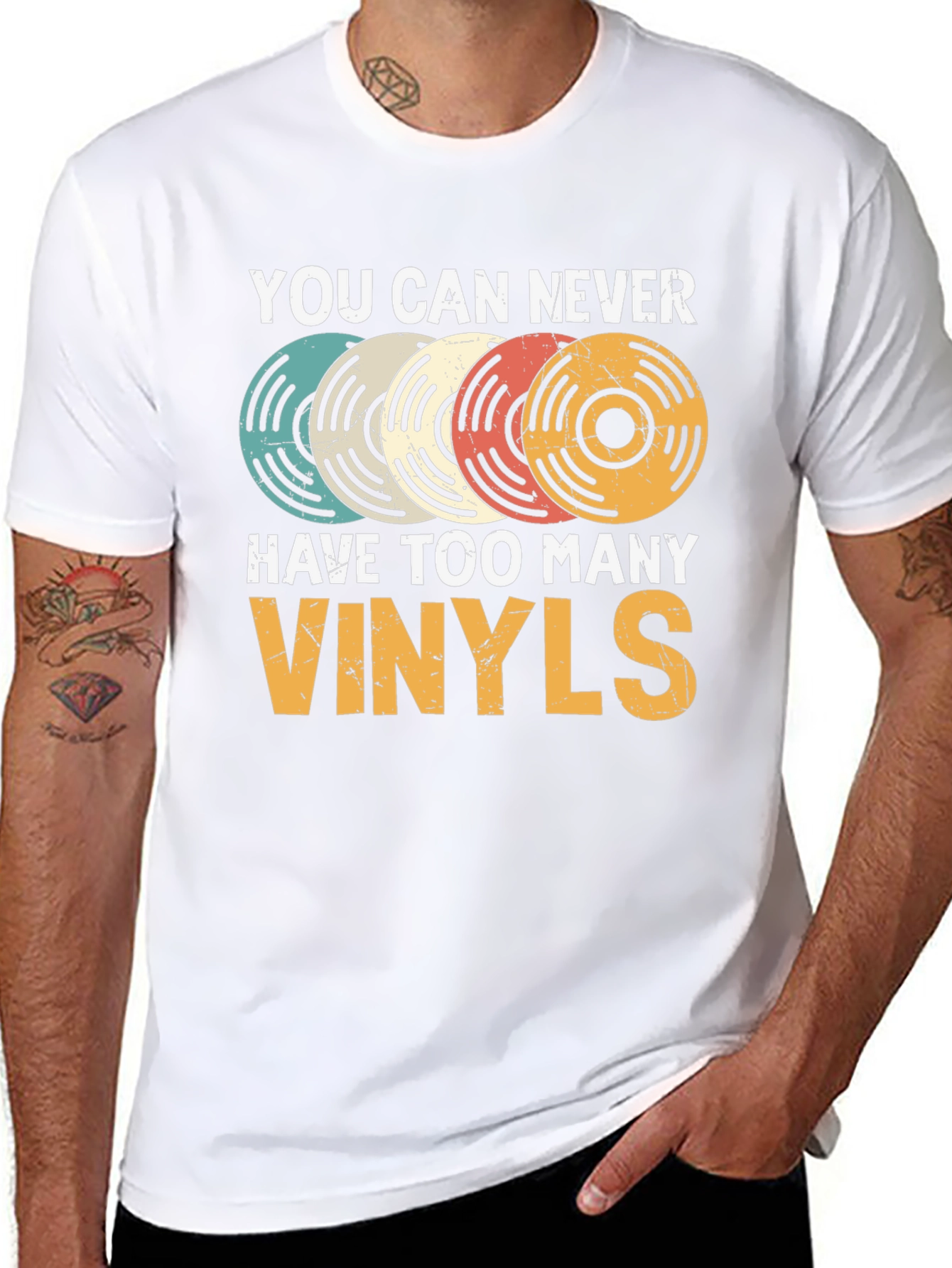 Retro Vinyl Record T-Shirt