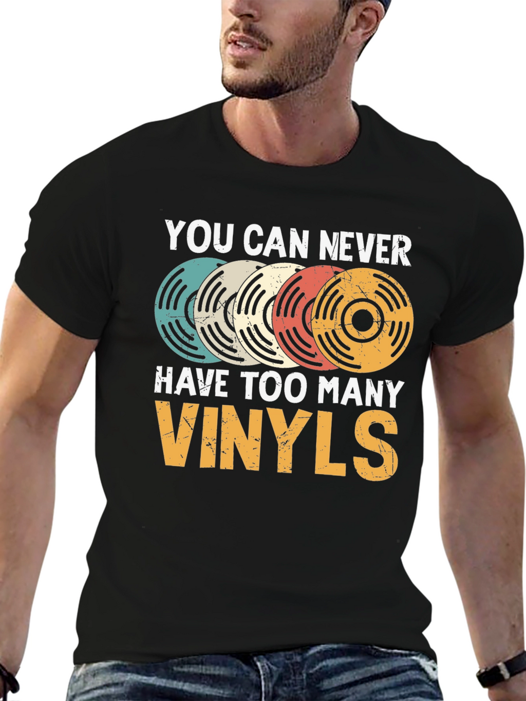 Retro Vinyl Record T-Shirt