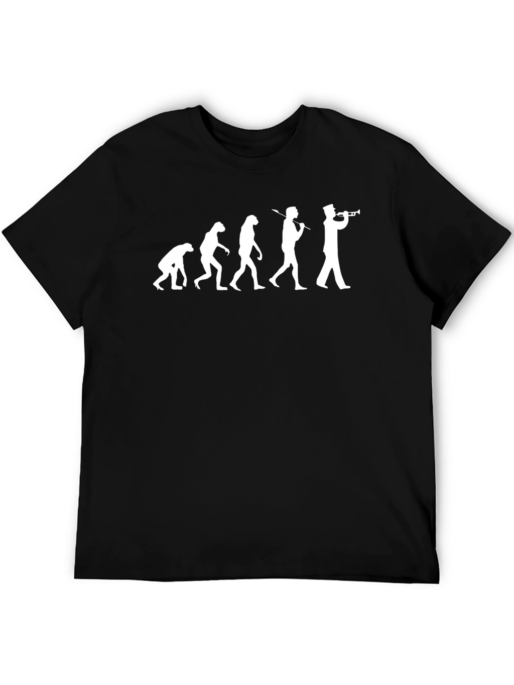 Evolution of Musician Black T-Shirt