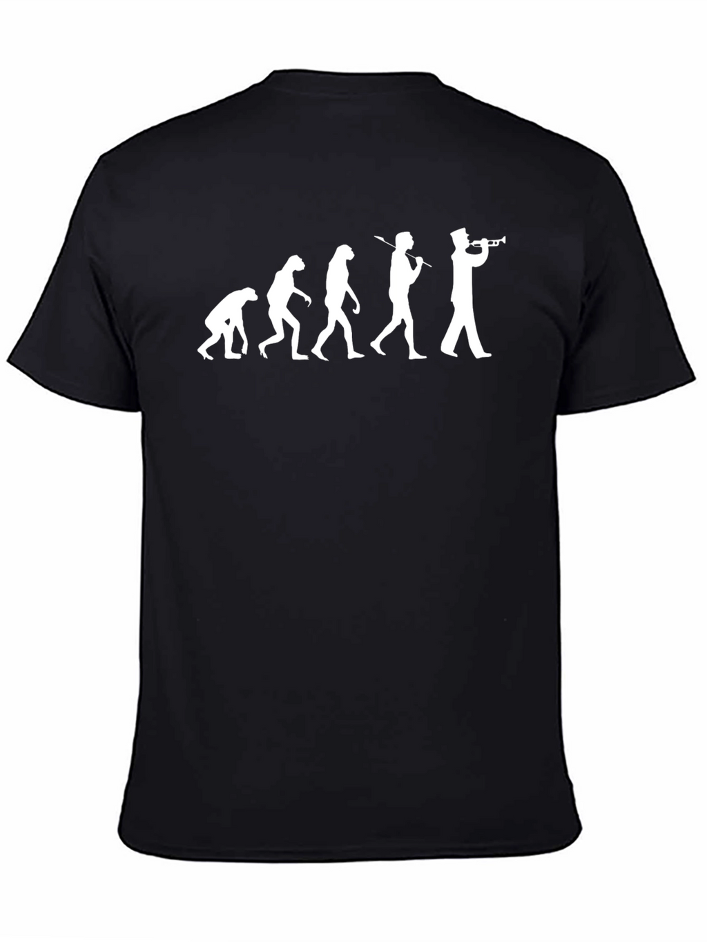 Evolution of Musician Black T-Shirt