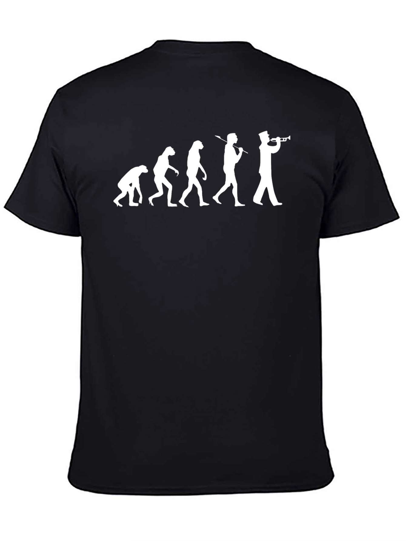 Evolution of Musician Black T-Shirt