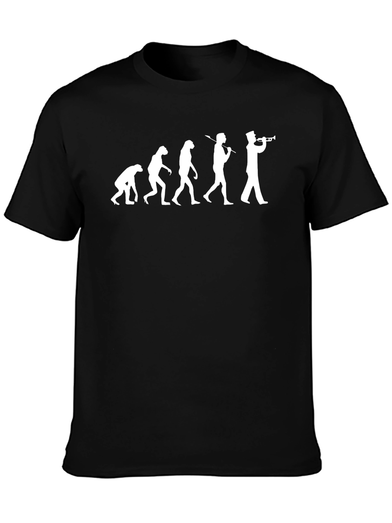 Evolution of Musician Black T-Shirt