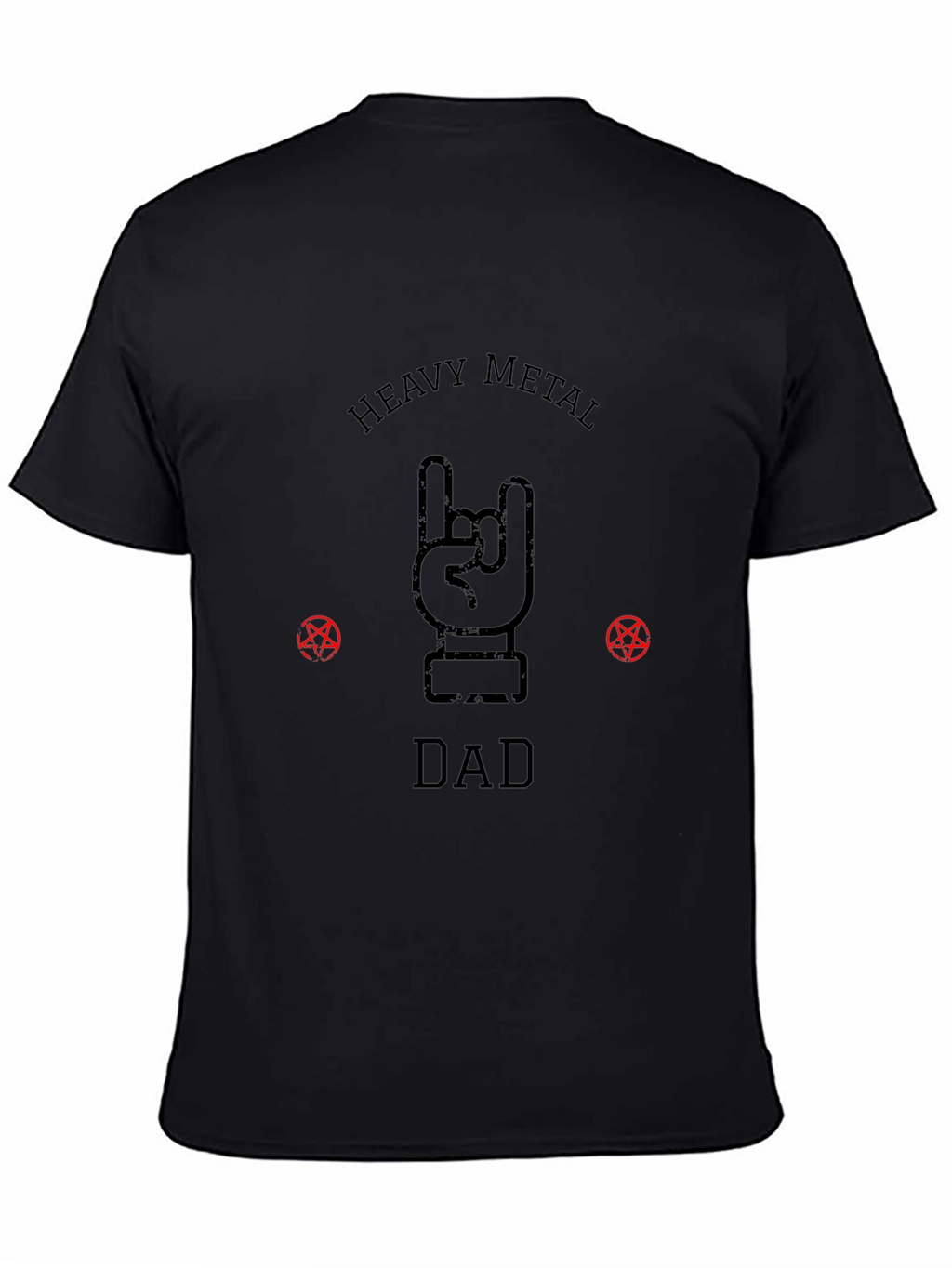 Heavy Metal Dad Graphic T-Shirt - Black