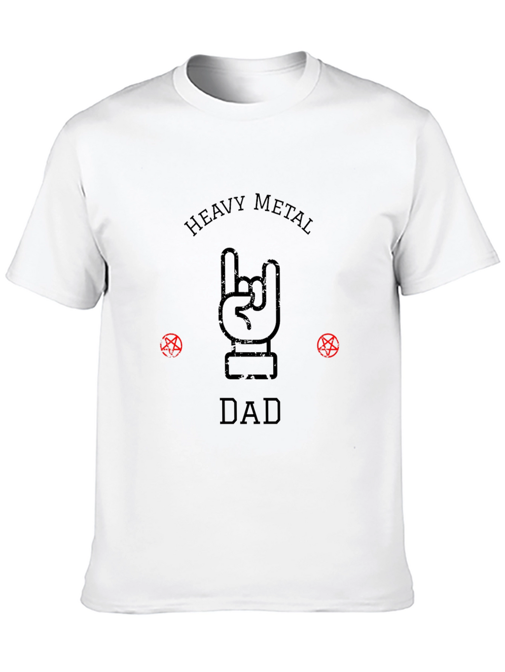 Heavy Metal Dad Graphic T-Shirt - Black