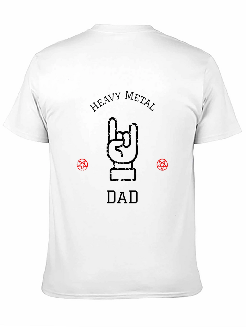 Heavy Metal Dad Graphic T-Shirt - Black