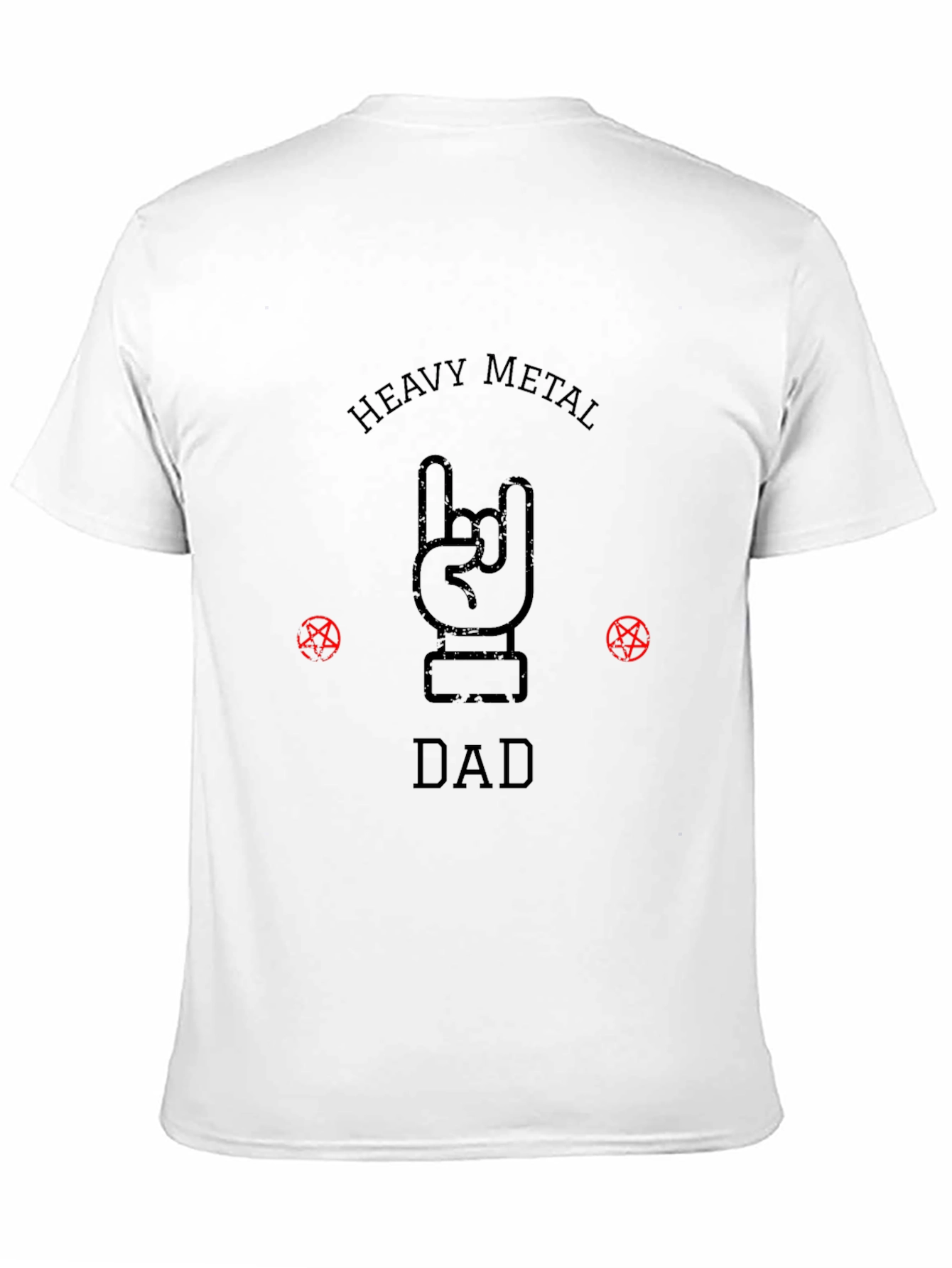 Heavy Metal Dad Graphic T-Shirt - Black